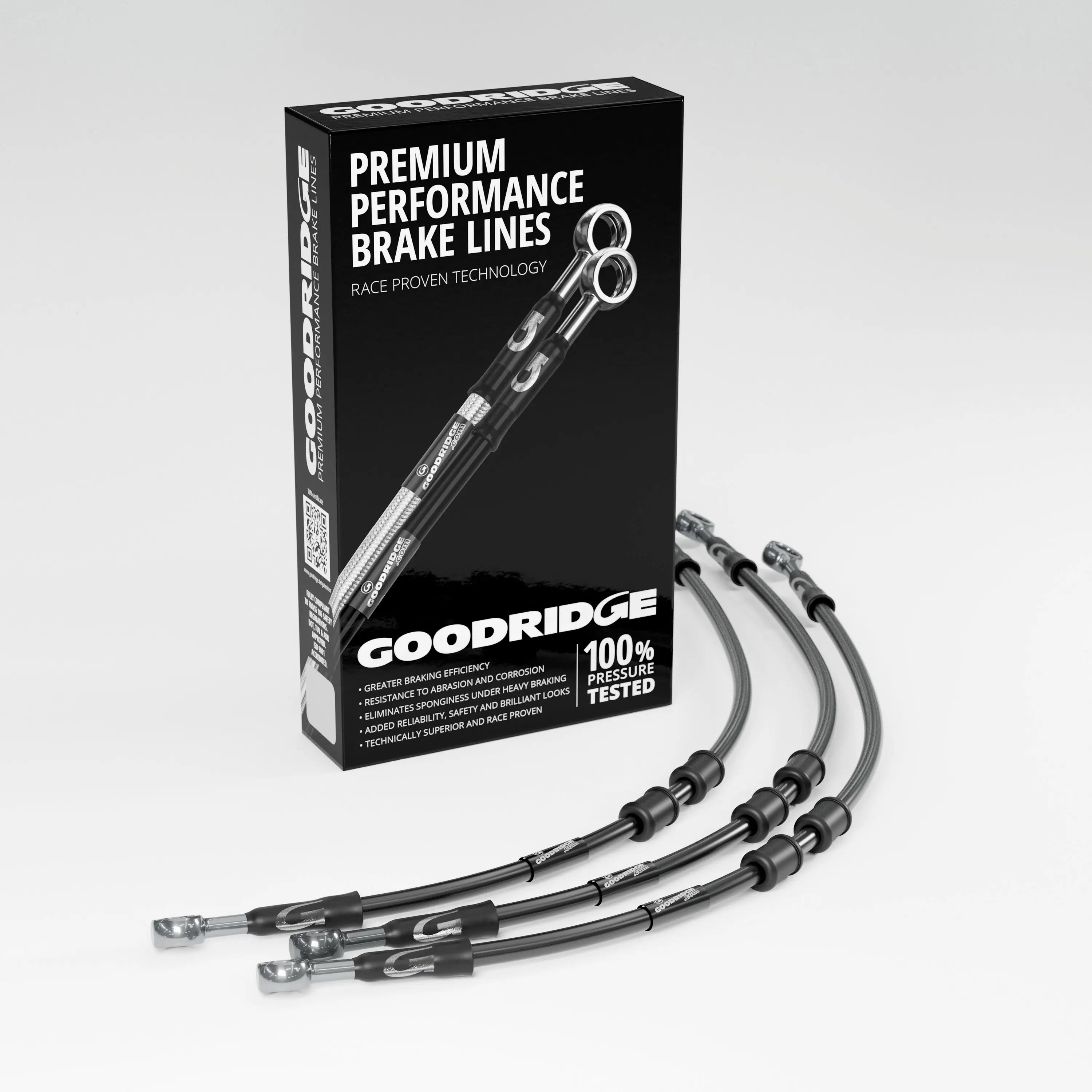 PERFORMANCE BRAKE HOSE KIT FOR KAWASAKI ZX9R B3-B4 96-97