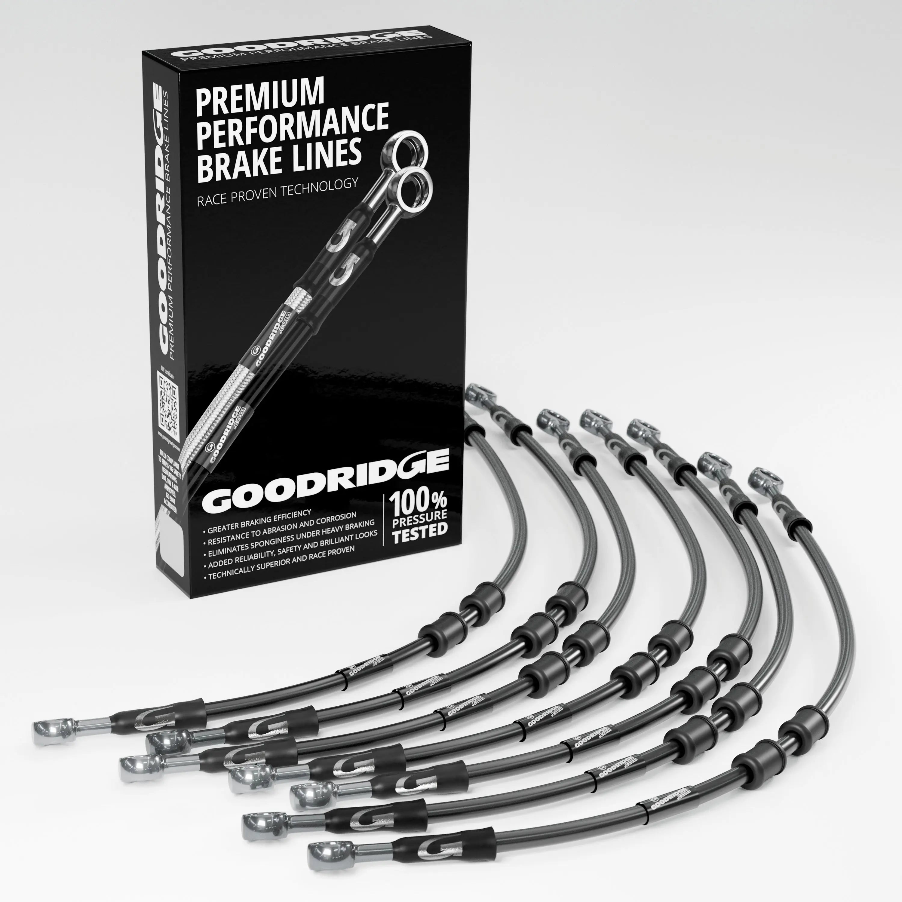 PERFORMANCE BRAKE HOSE KIT FOR YAMAHA GTS1000A 93-96