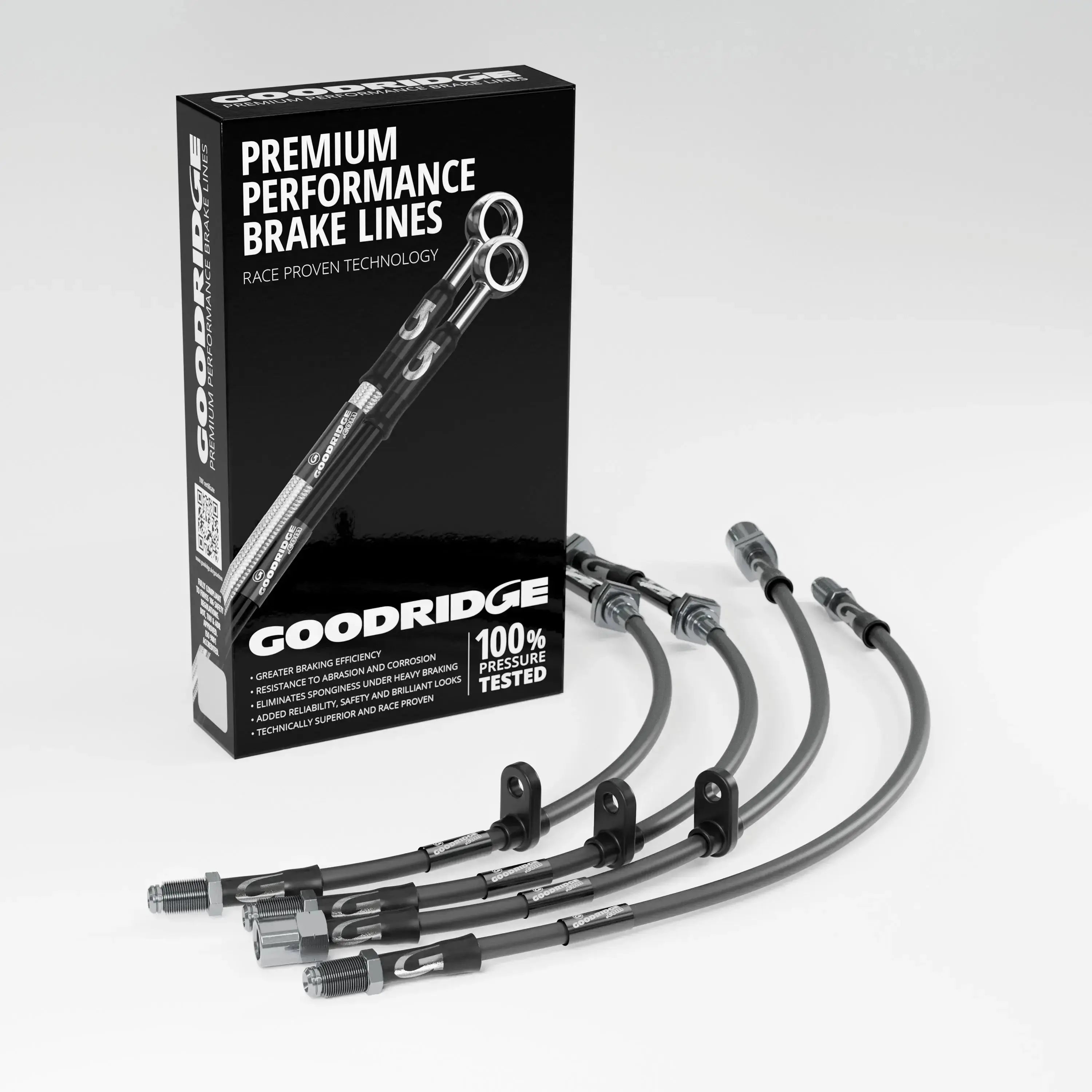 PERFORMANCE BRAKE HOSE KIT FOR ALFA ROMEO STELVIO (949_) 2.2 D 110KW/1550HP 12.16-