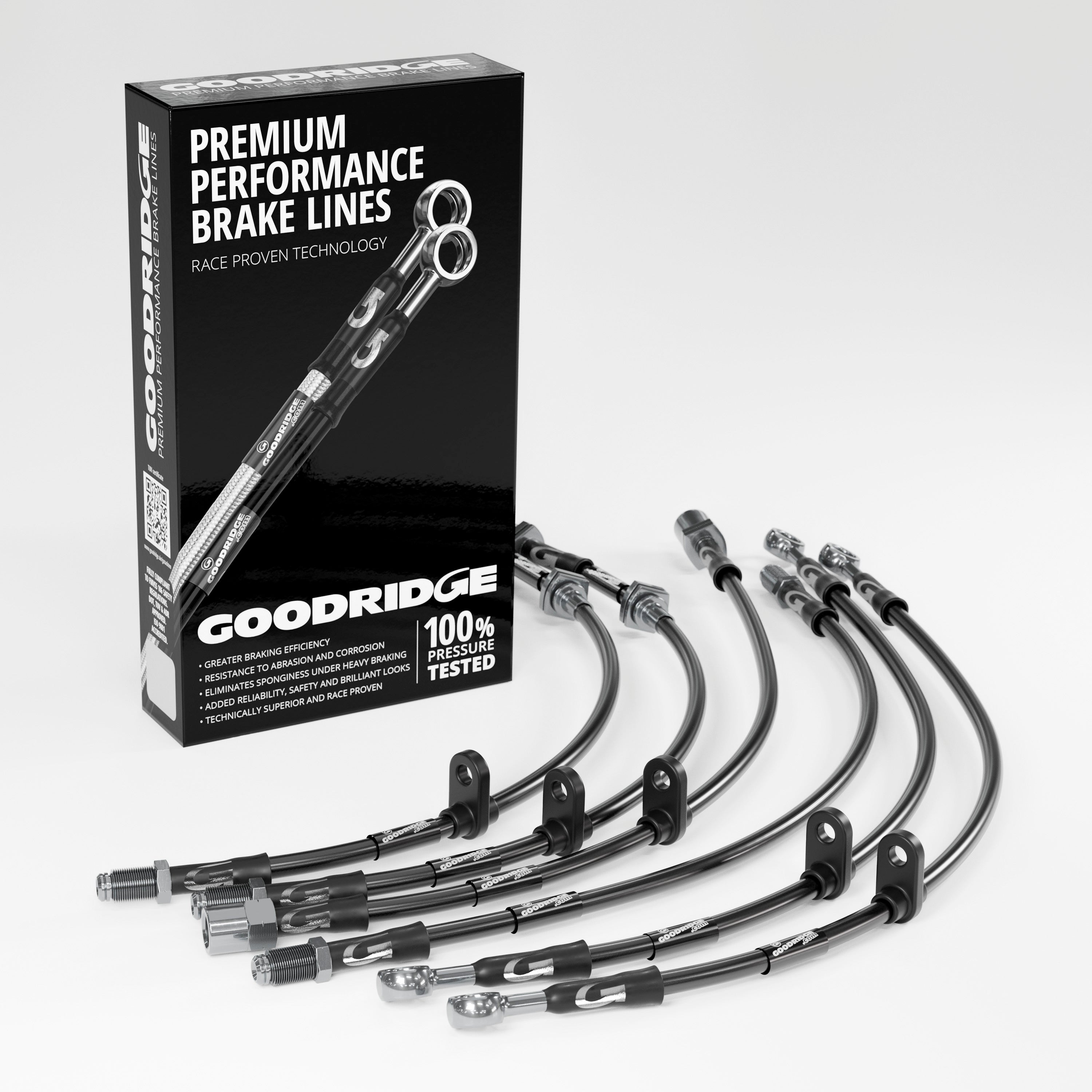 PERFORMANCE BRAKE HOSE KIT FOR AUDI A4 B5 (8D2, 8D5) 2.5 TDI 09.97-01.01