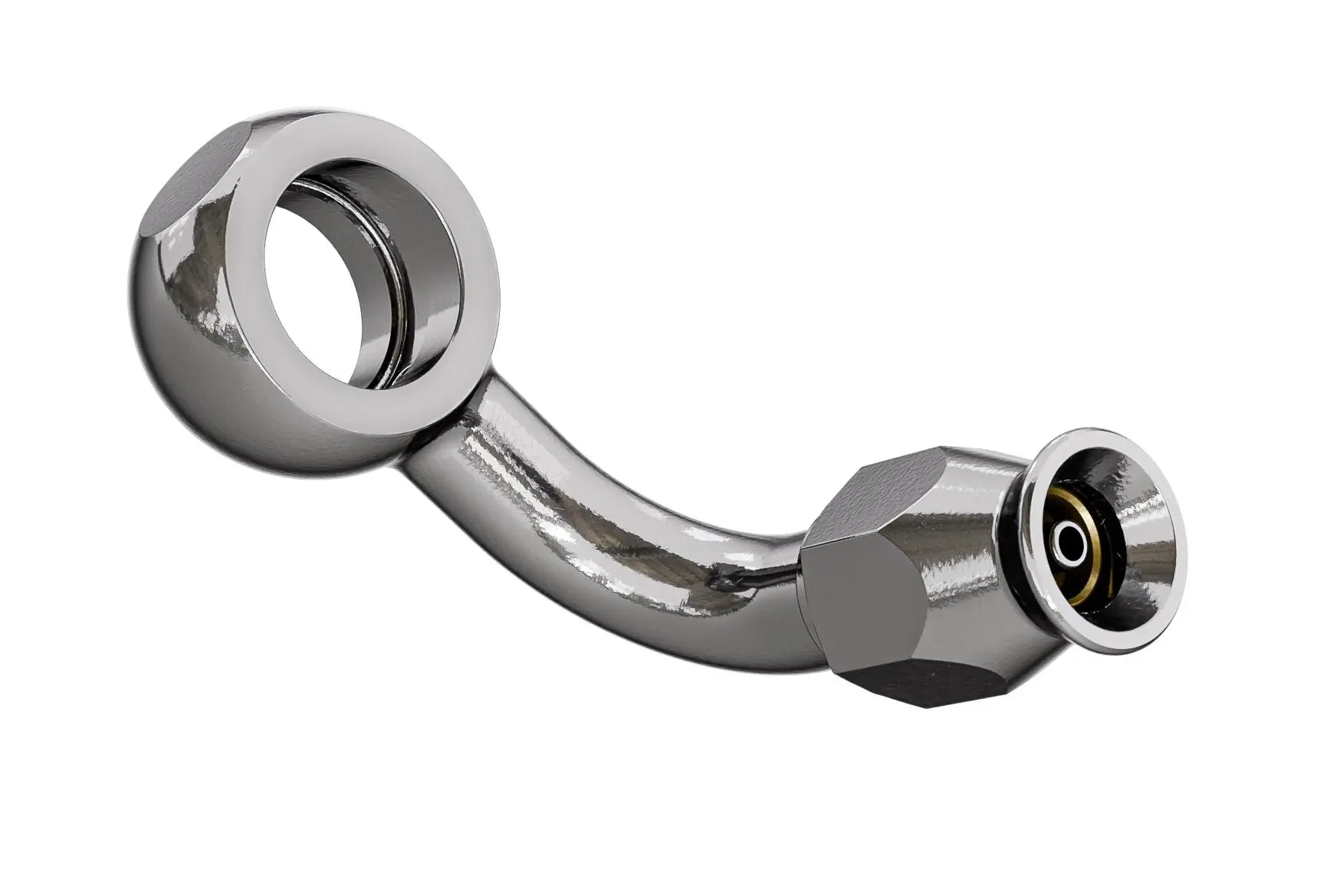 V-TWIN HIDE-A-LINE BANJO - 90 degree