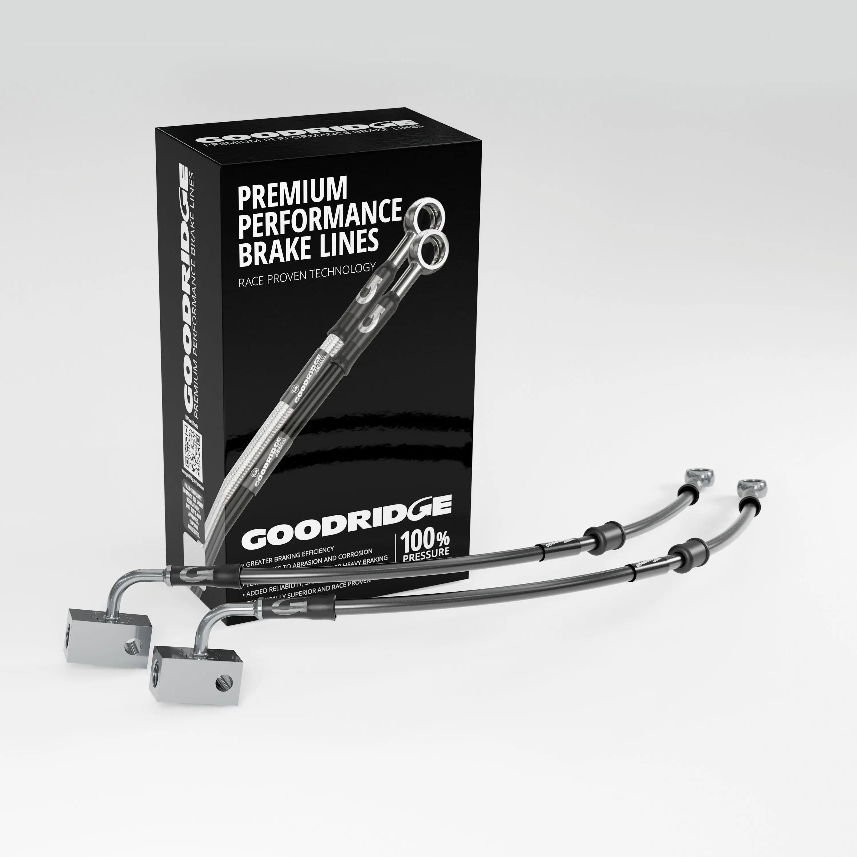 PERFORMANCE BRAKE HOSE KIT FOR KAWASAKI AR80 83-93