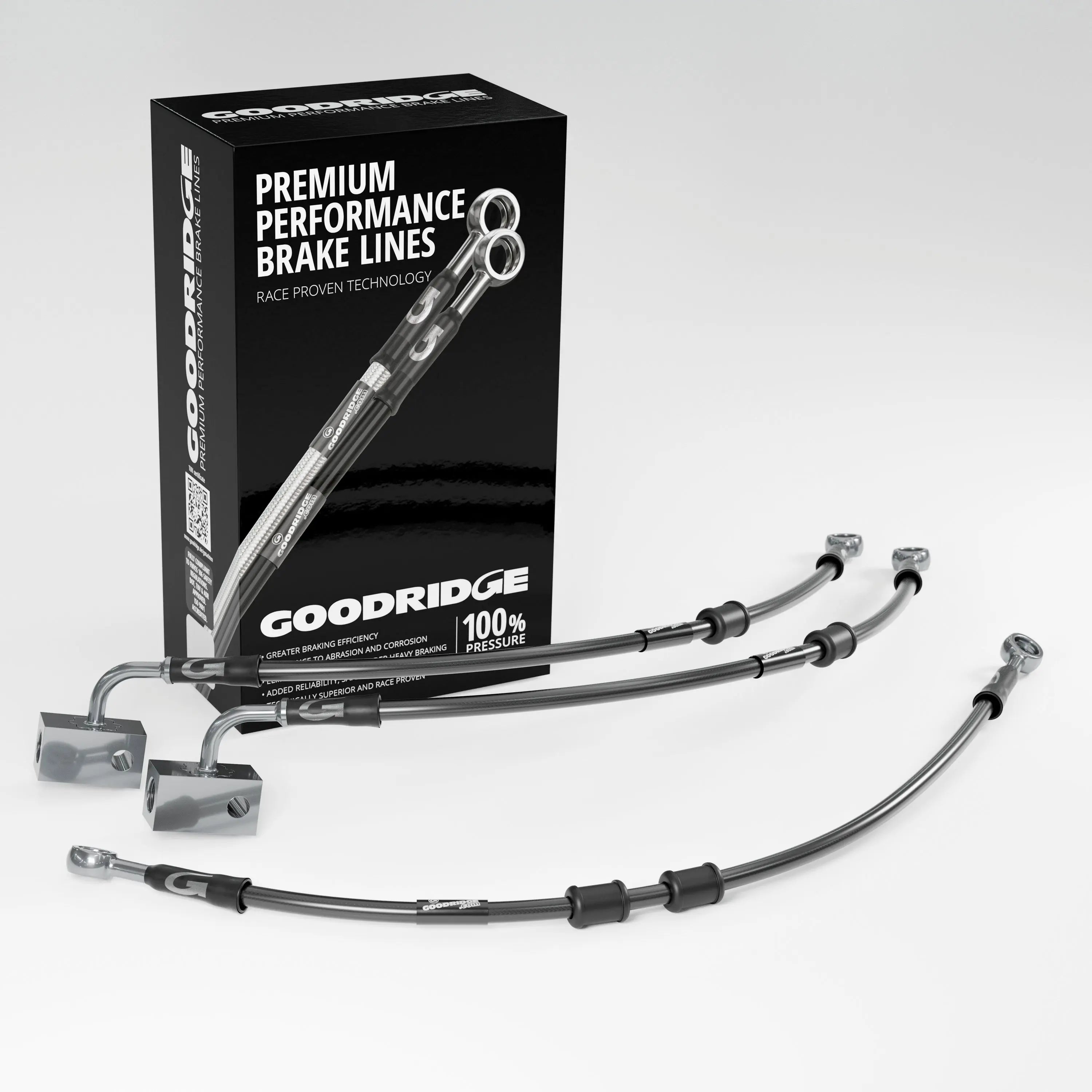 PERFORMANCE BRAKE HOSE KIT FOR HONDA CBR250R ABS 11-13