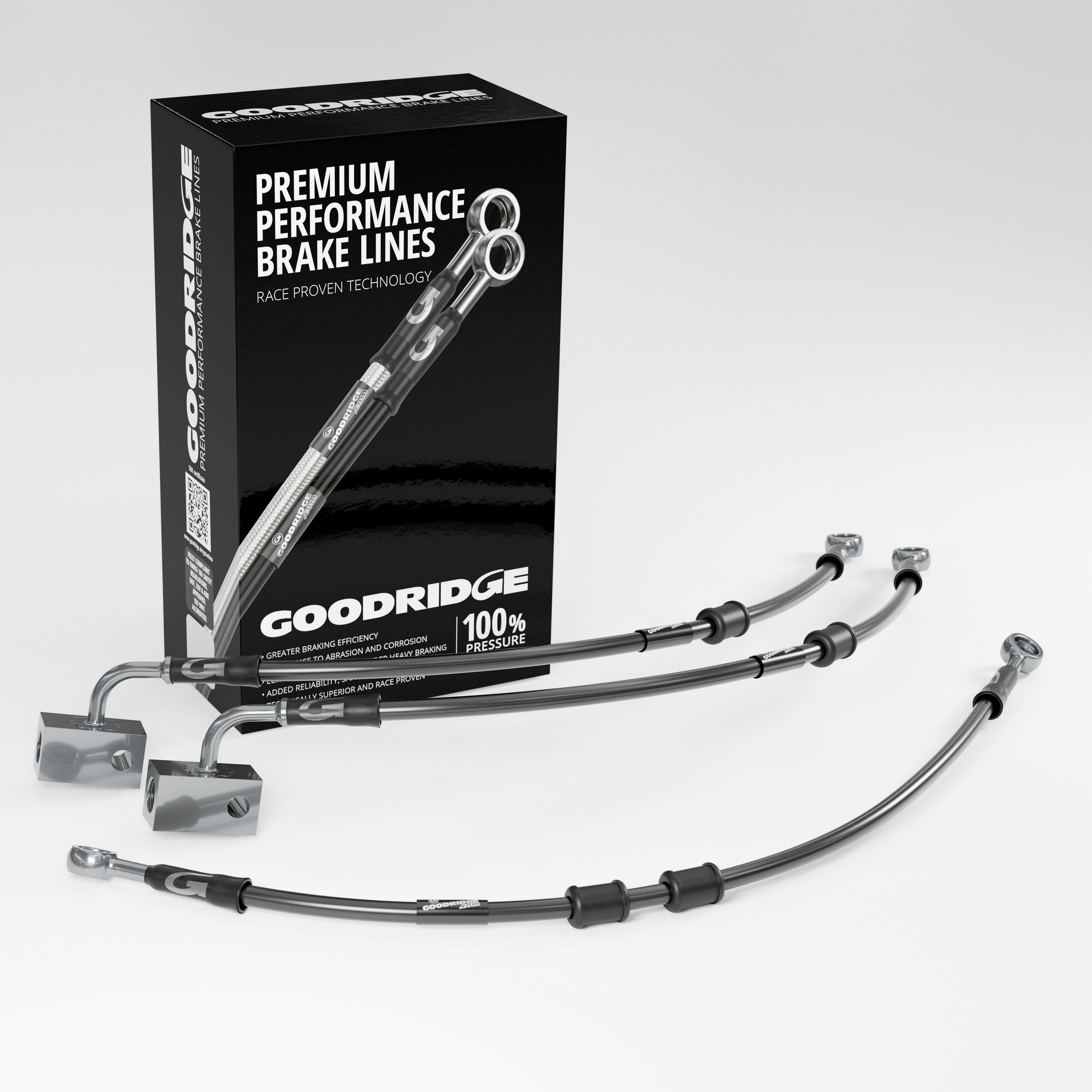 PERFORMANCE BRAKE HOSE KIT FOR SUZUKI SV650A ABS 19-25