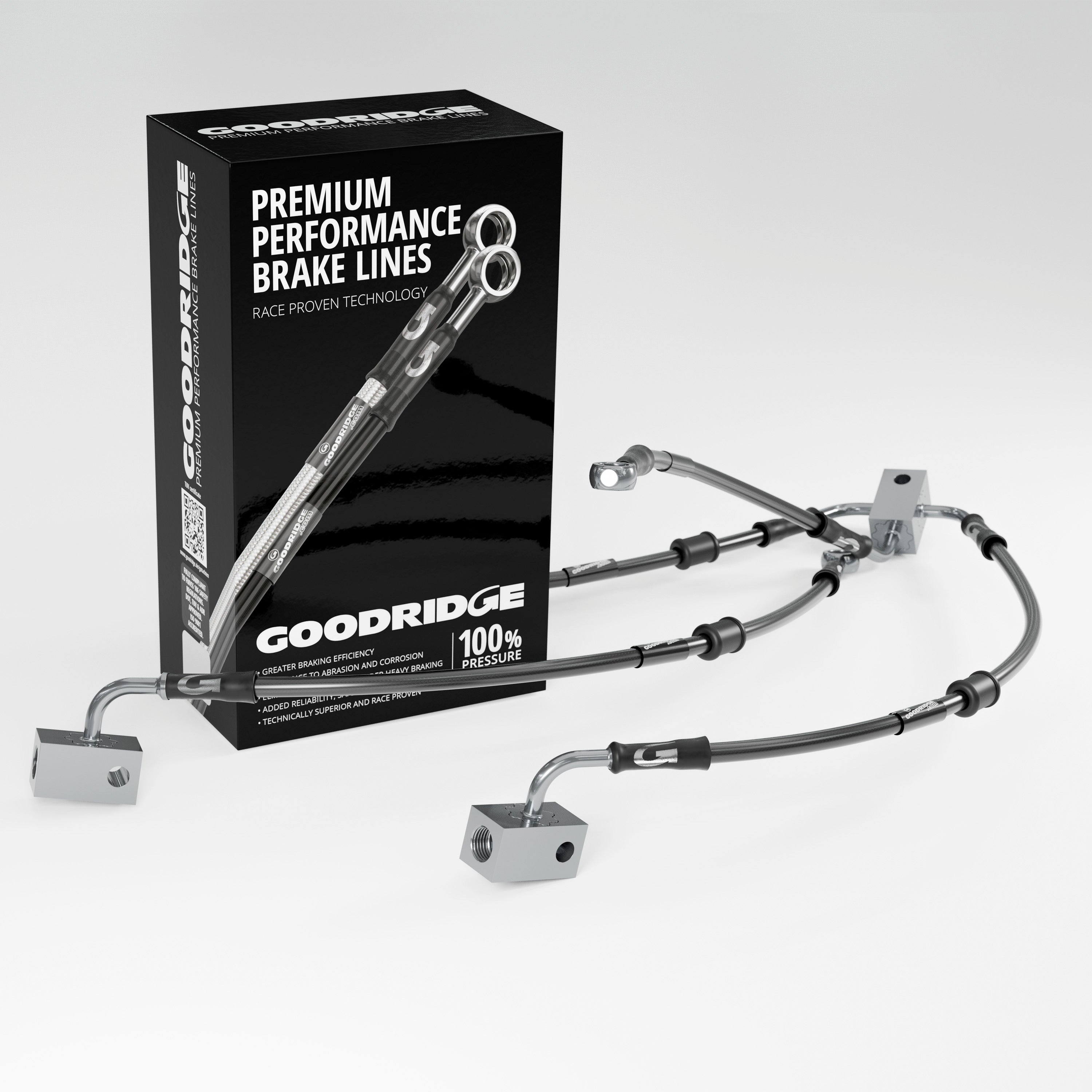 PERFORMANCE BRAKE HOSE KIT FOR YAMAHA SCR950 ABS 17-20