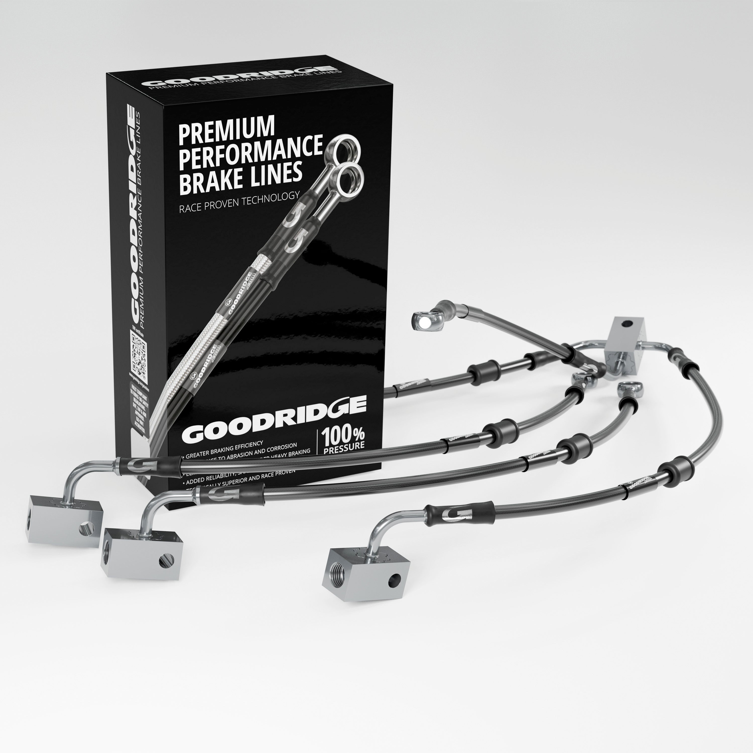 PERFORMANCE BRAKE HOSE KIT FOR HONDA VFR1200F ABS 10-16