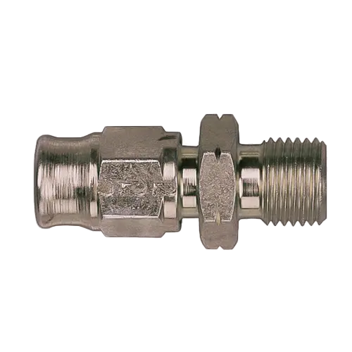 448 - STRAIGHT MALE FLAT SEAT - METRIC