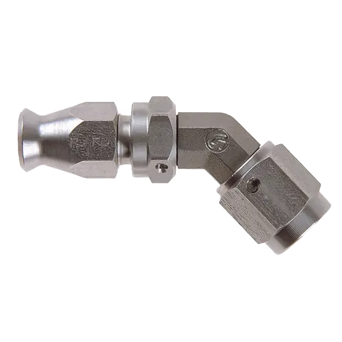 6645 - 45 degree FORGED FEMALE DOUBLE SWIVEL CONCAVE SEAT - METRIC