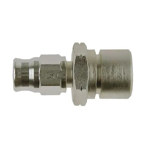 755 - FIXED FEMALE BULKHEAD CONVEX SEAT CIRCLIP GROOVE - METRIC