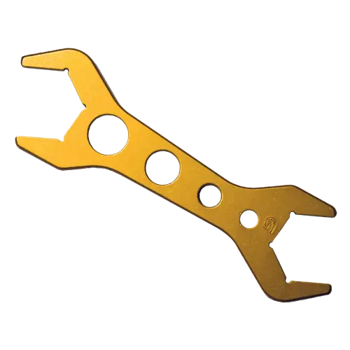 ALLOY SPANNER GOLD 1 1/2 HEX
