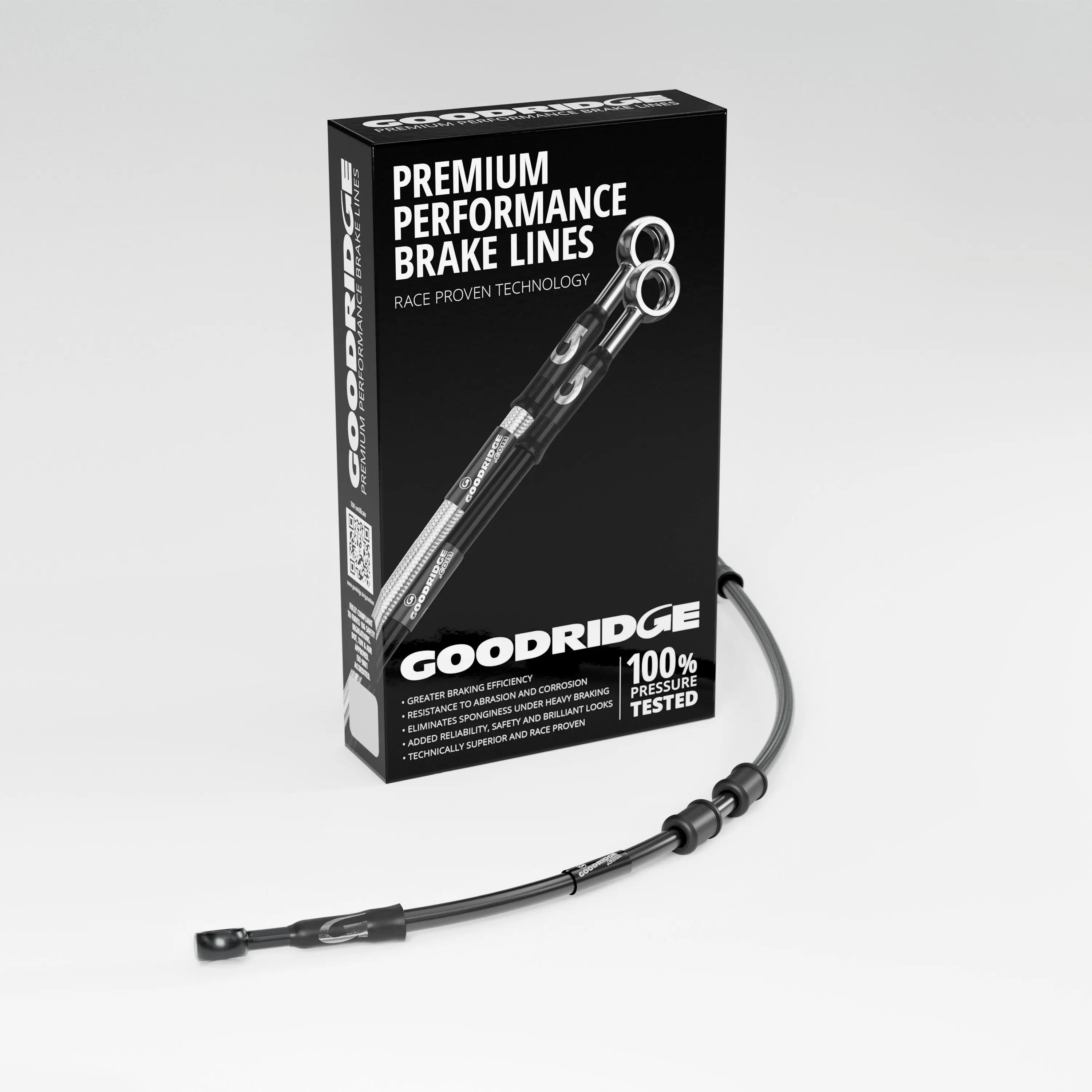 PERFORMANCE BRAKE HOSE KIT FOR BMW R65 FLEXIBLE FRONT 85-88 BMW