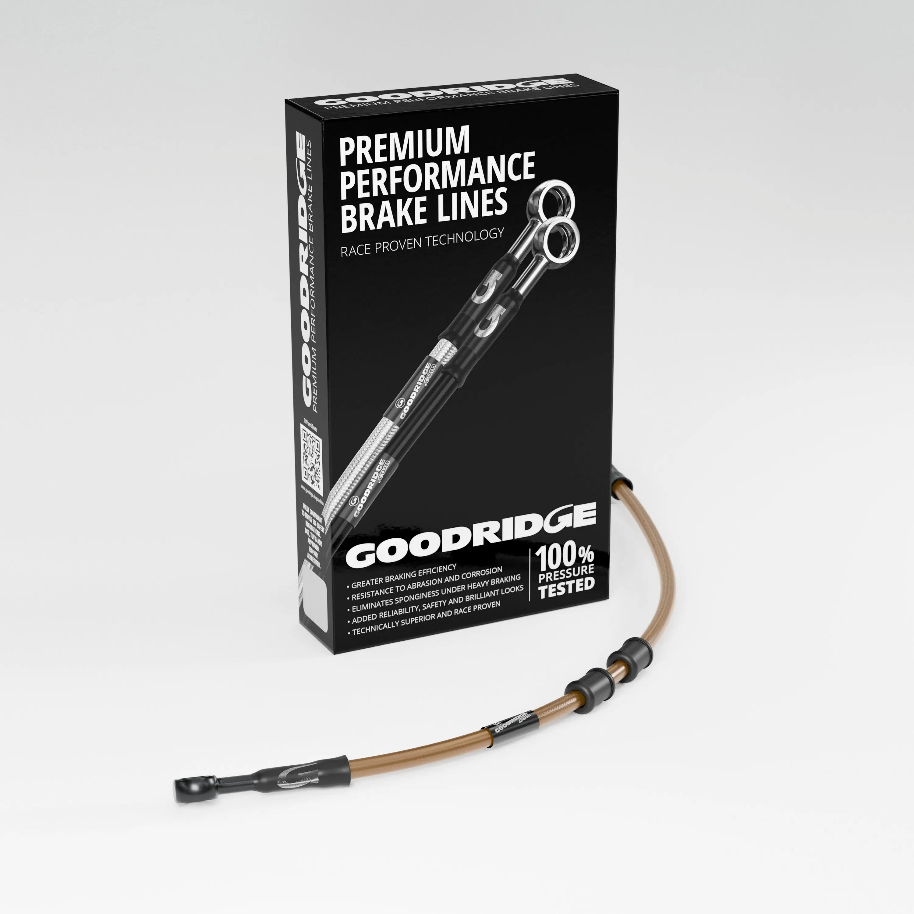 PERFORMANCE BRAKE HOSE KIT FOR YAMAHA TZR250 87-91 SINGLE DISC FRONT UK (2MA) Yamaha