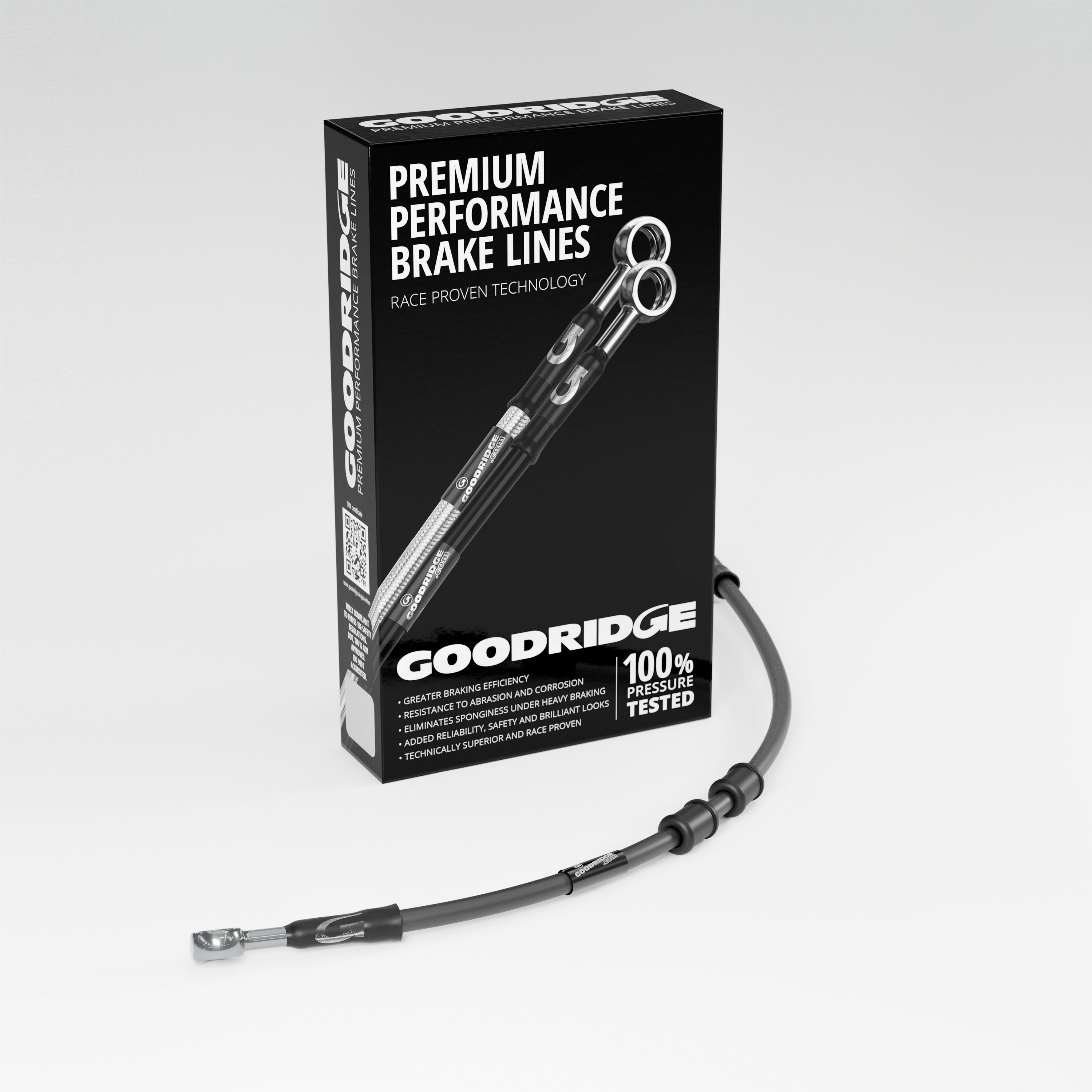 PERFORMANCE BRAKE HOSE KIT FOR YAMAHA SR125 95-96 Yamaha