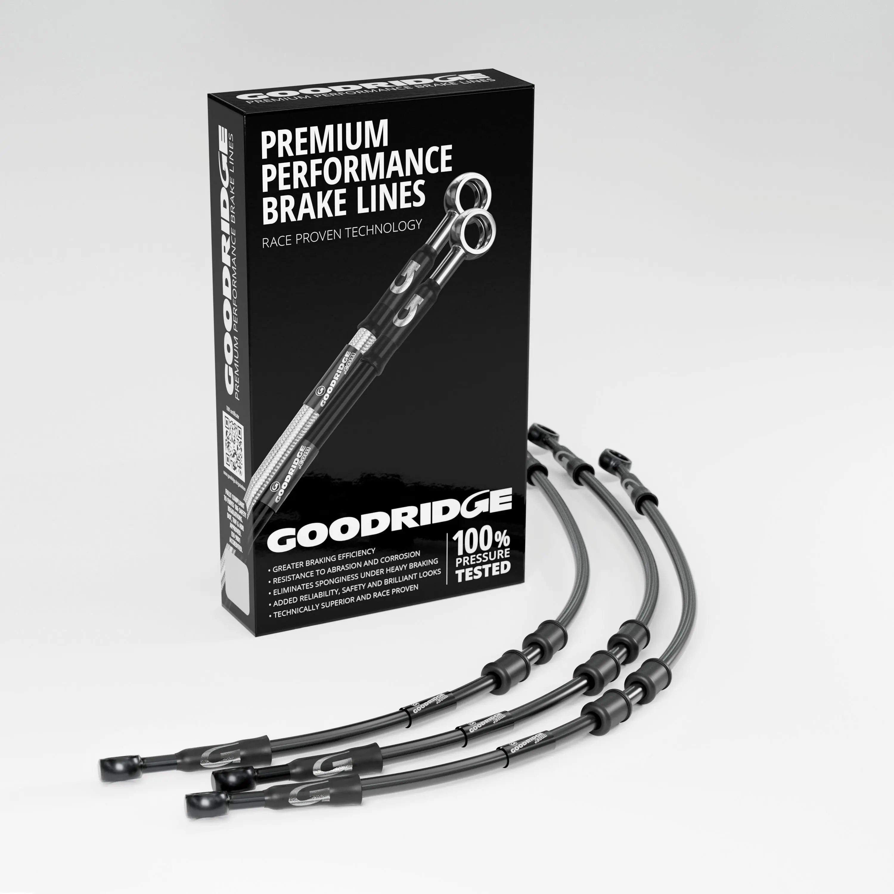 PERFORMANCE BRAKE HOSE KIT FOR KAWASAKI ZL1000 87-90 Kawasaki