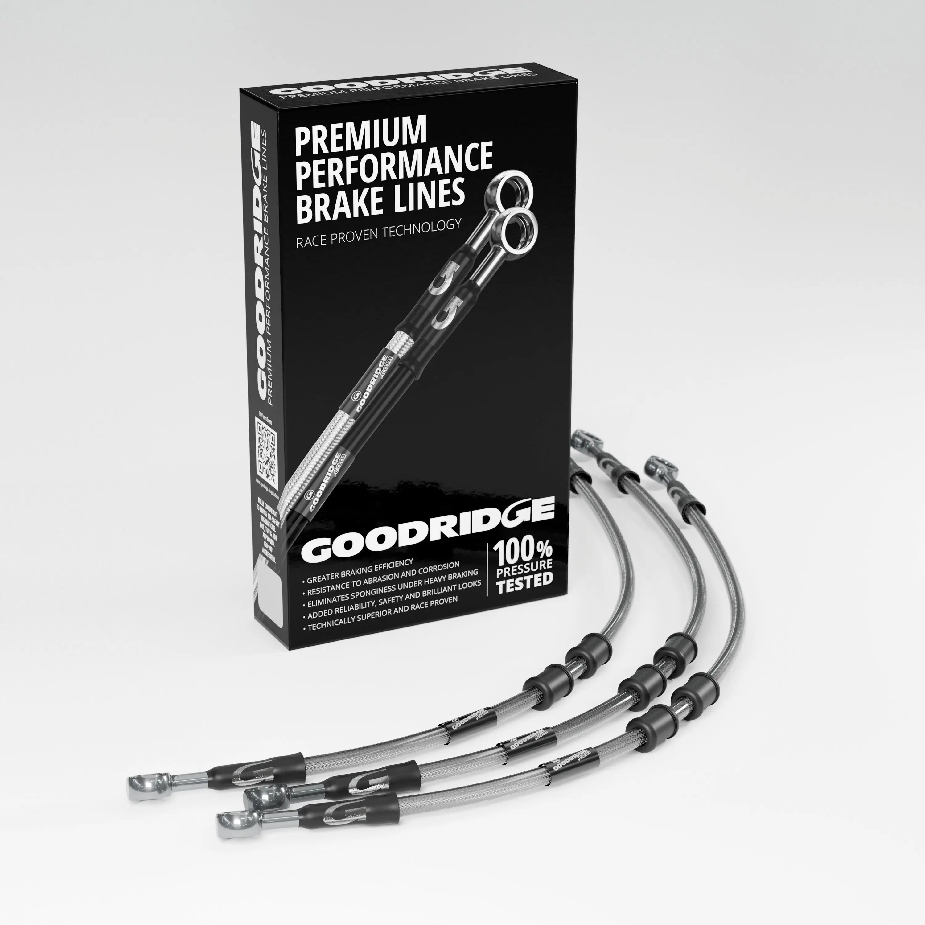 PERFORMANCE BRAKE HOSE KIT FOR KAWASAKI KR1-KR1S 89-92 Kawasaki