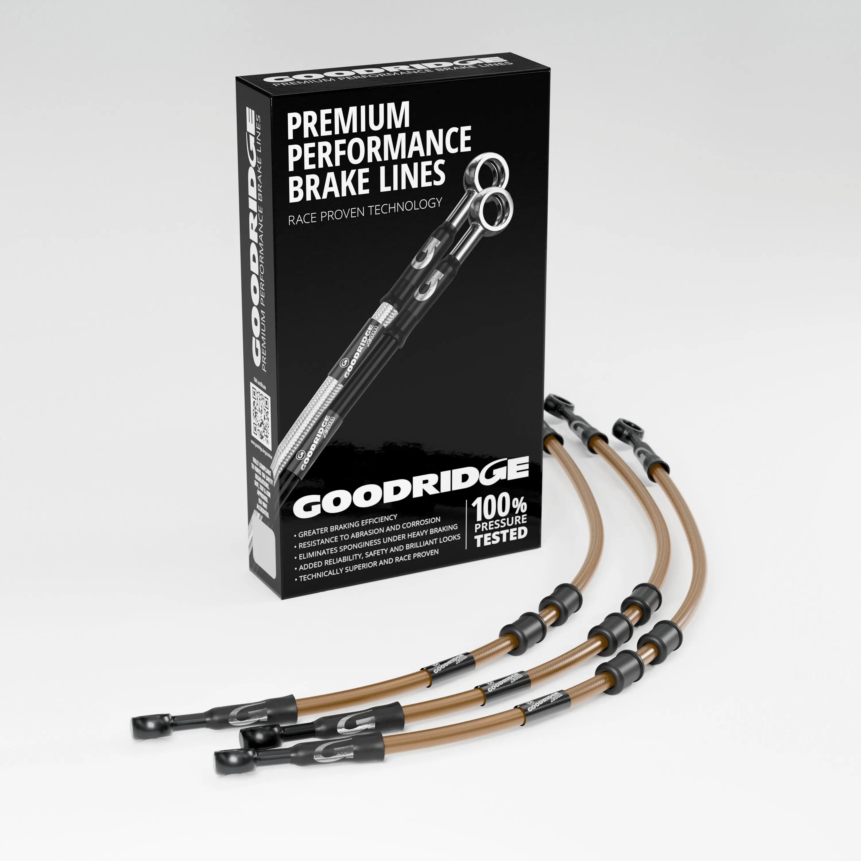PERFORMANCE BRAKE HOSE KIT FOR HONDA XRV750L-3 AFRICA TWIN 90-03 Honda