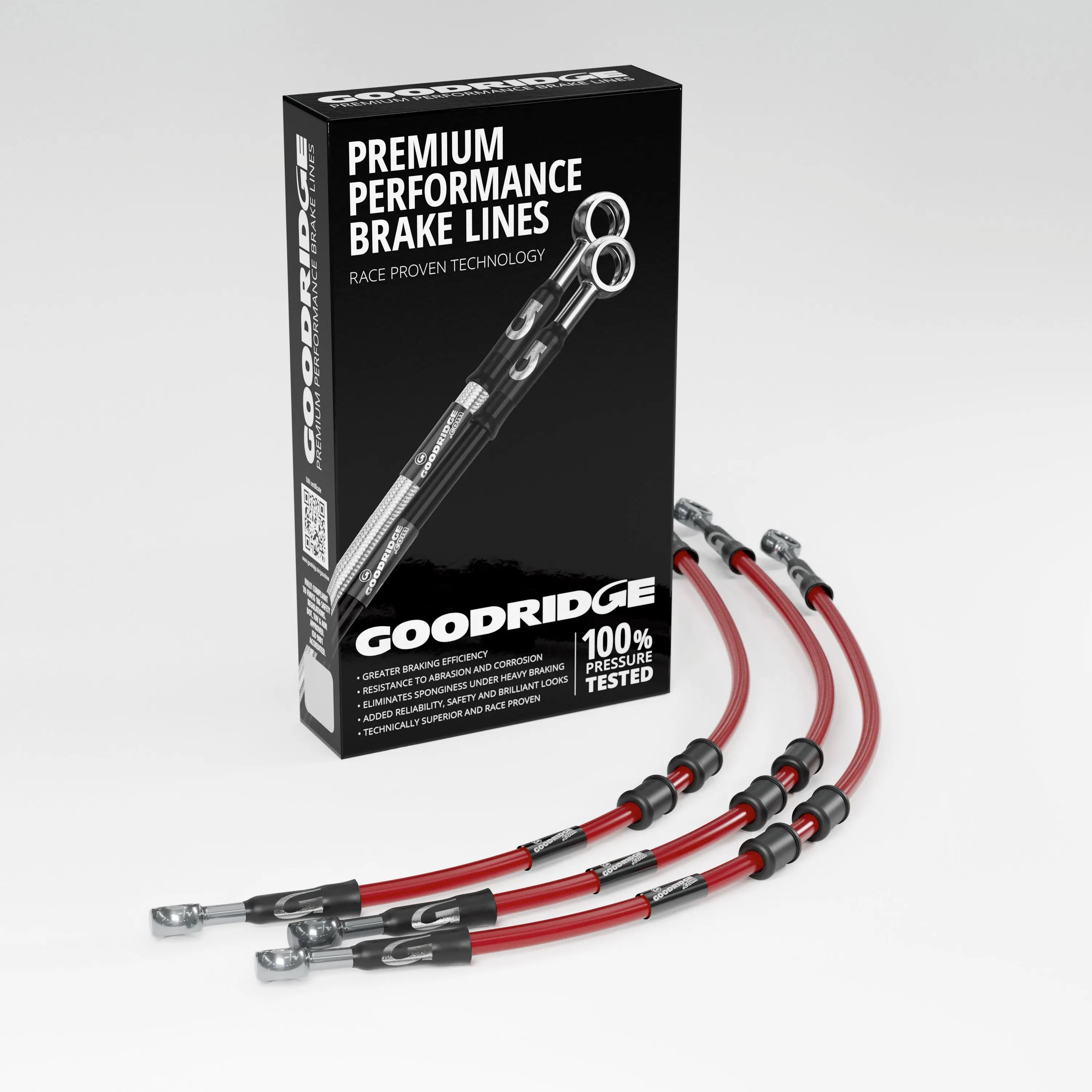 PERFORMANCE BRAKE HOSE KIT FOR KAWASAKI ZR550 B2-B6 ZEPHYR 91-98 Kawasaki