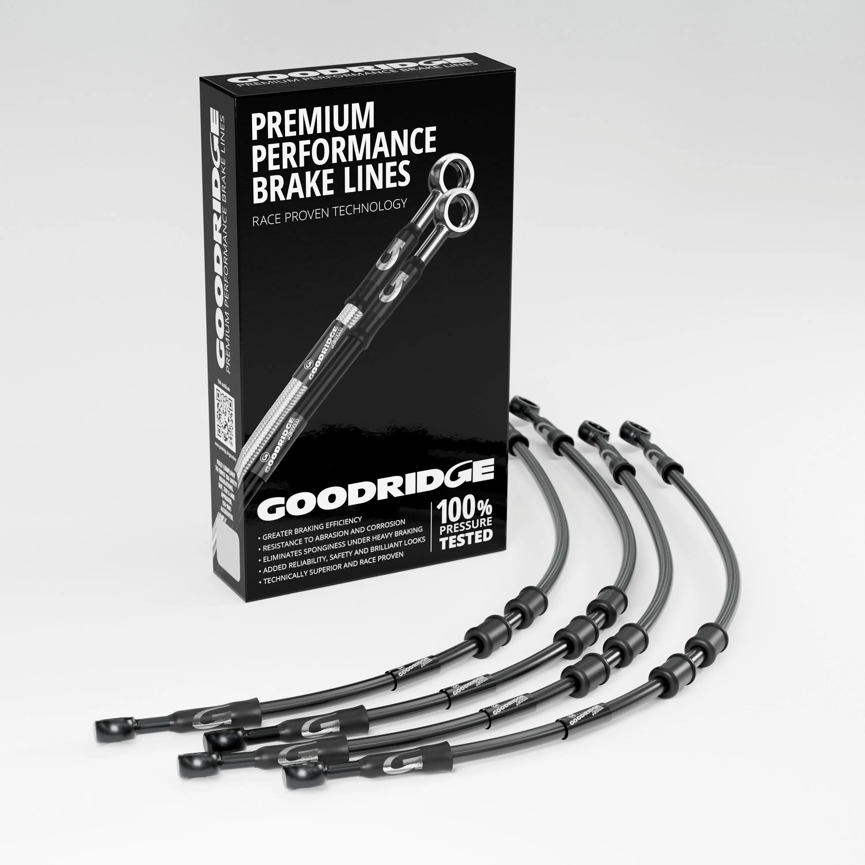 PERFORMANCE BRAKE HOSE KIT FOR MOTO GUZZI V65 LARIO 85-88 Moto Guzzi