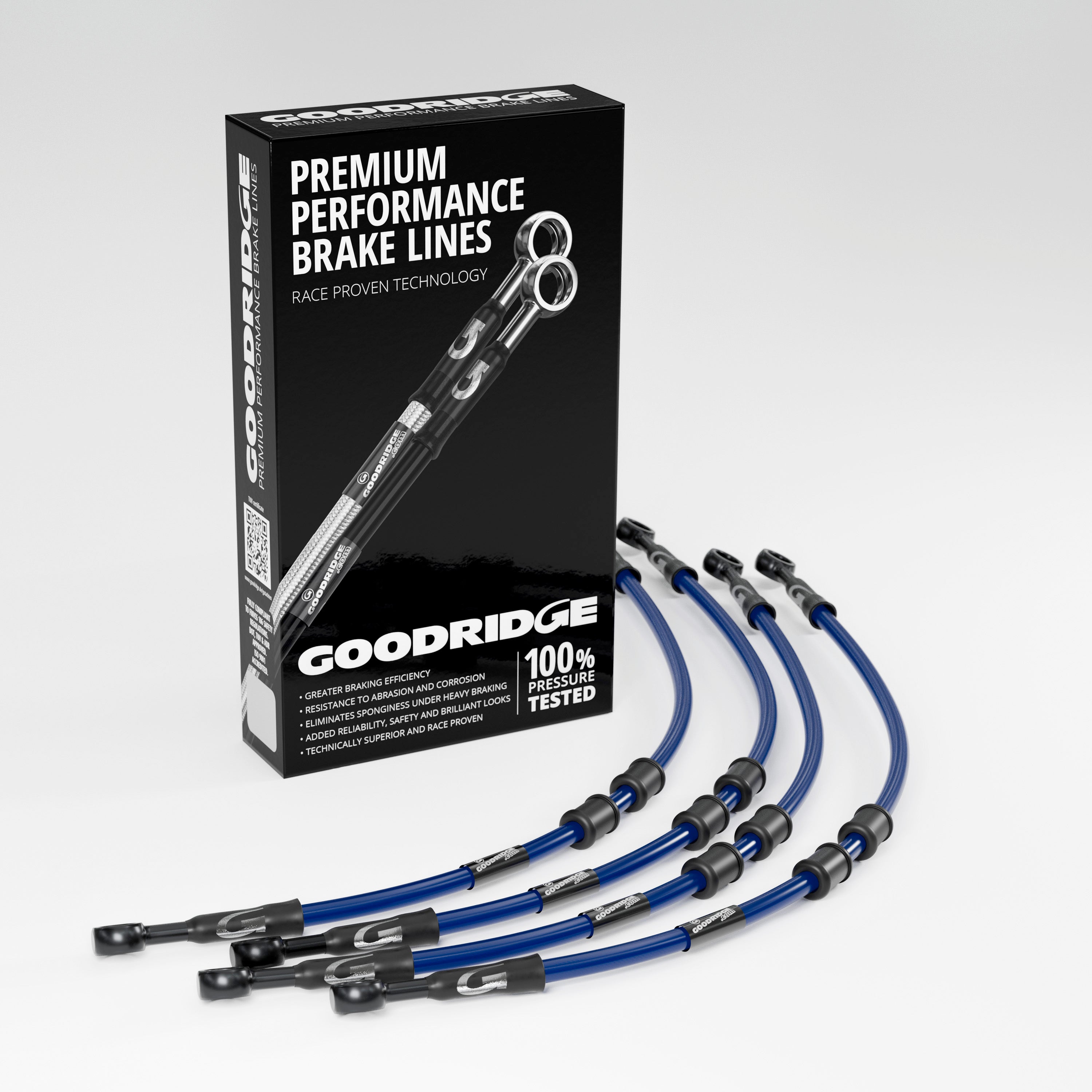 PERFORMANCE BRAKE HOSE KIT FOR YAMAHA TENERE 700 ABS 19-24 Yamaha