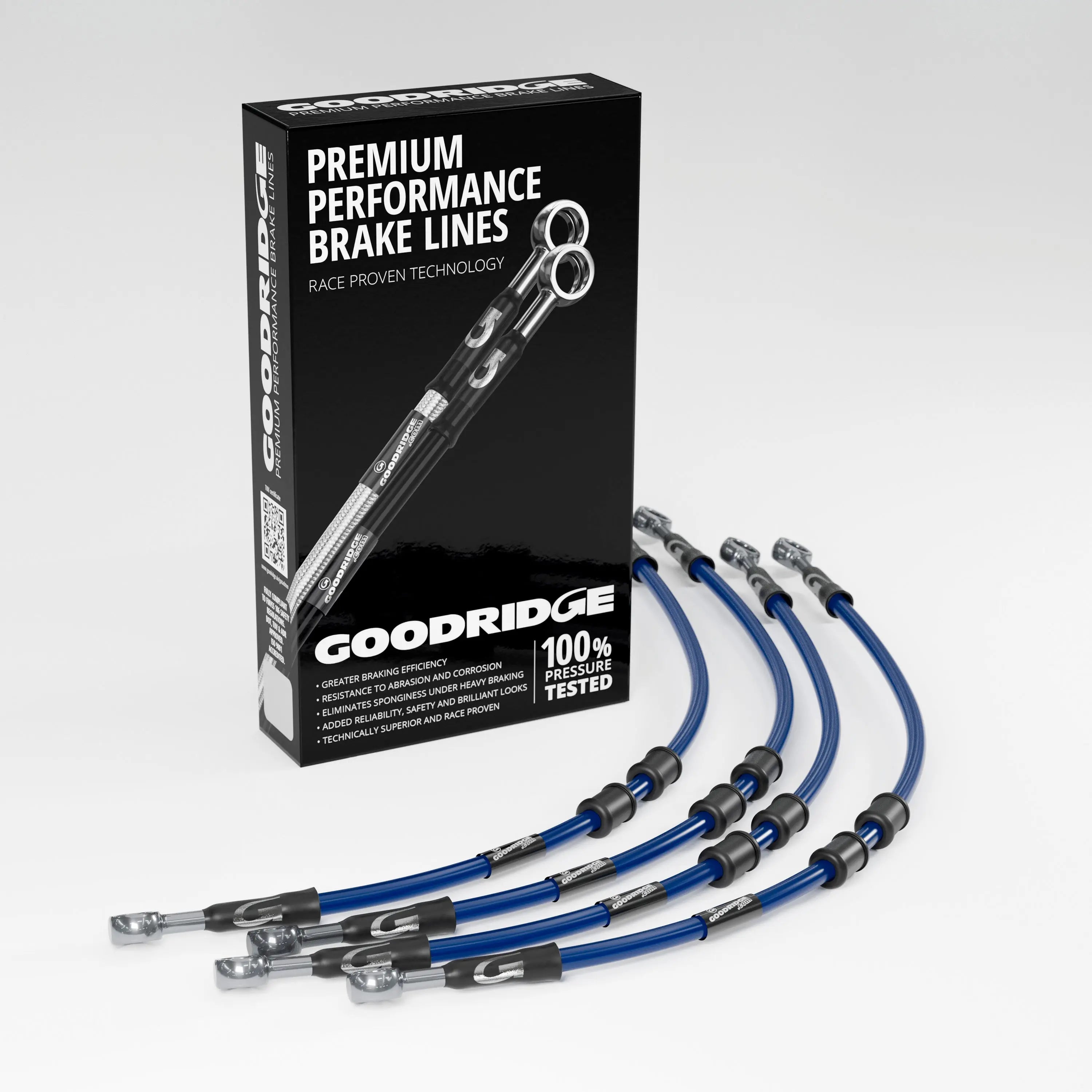 PERFORMANCE BRAKE HOSE KIT FOR HONDA GL1500J-SEY GOLDWING 88-00 Honda