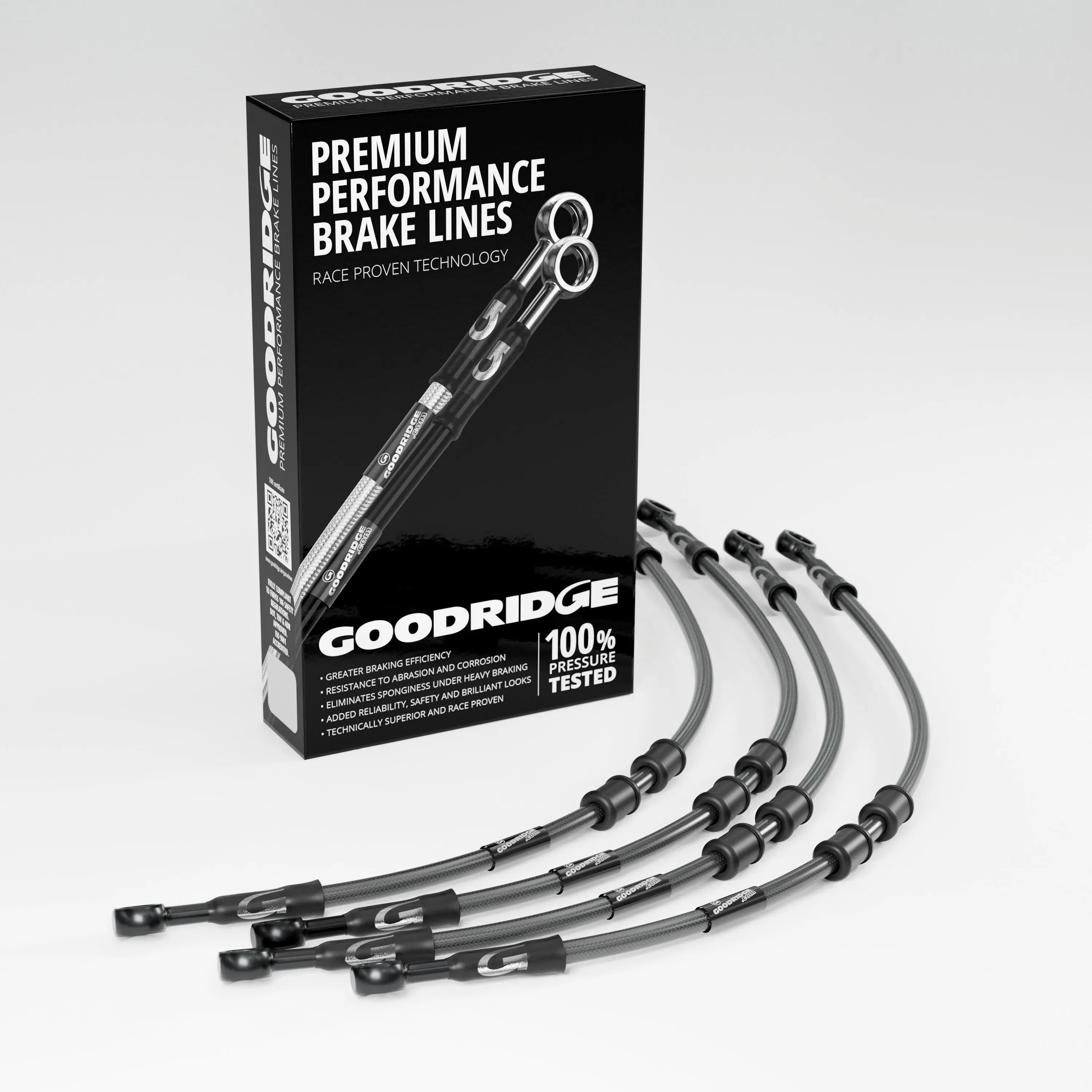 PERFORMANCE BRAKE HOSE KIT FOR MOTO GUZZI V65 LARIO 85-88 Moto Guzzi