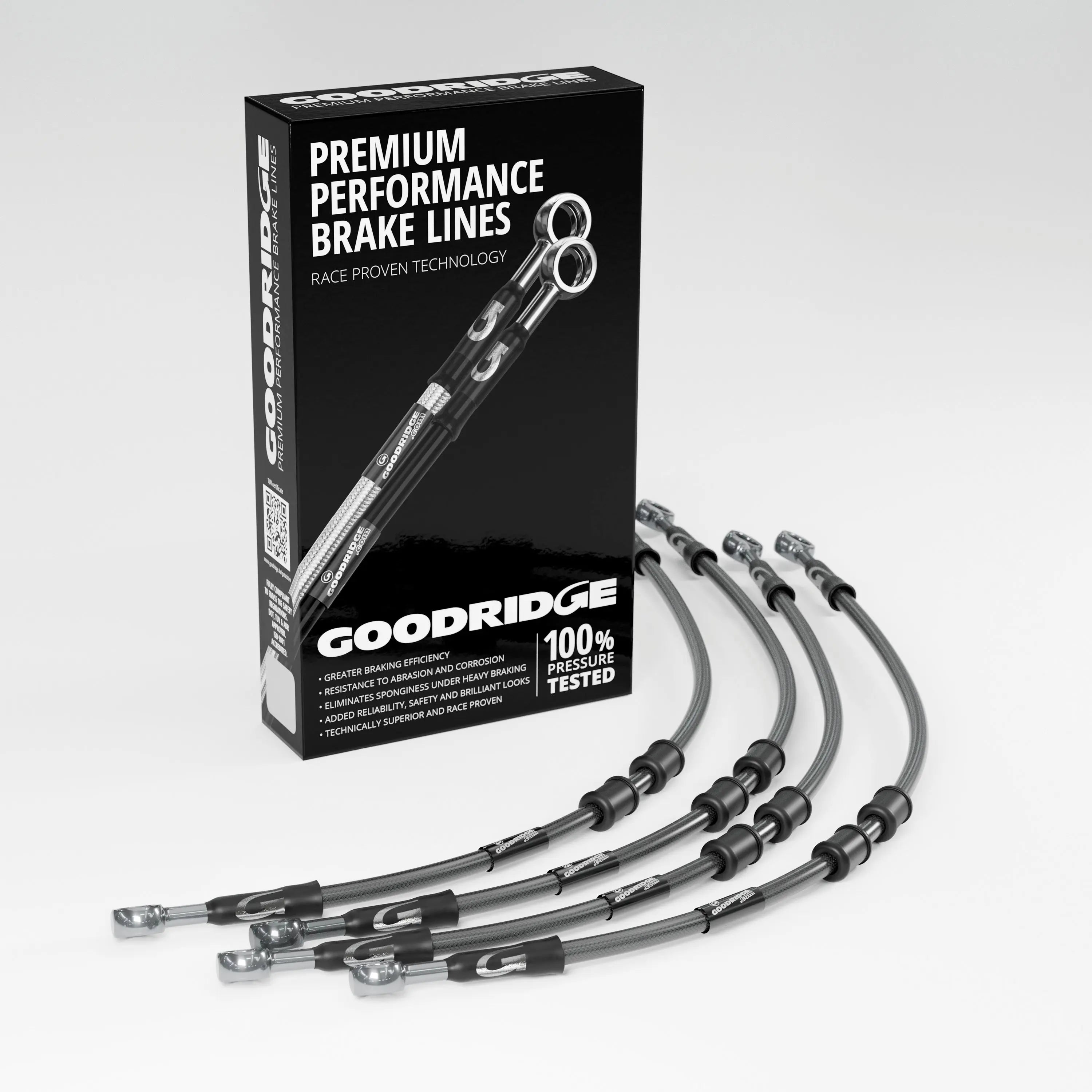 PERFORMANCE BRAKE HOSE KIT FOR MOTO GUZZI V65 LARIO 85-88 Moto Guzzi