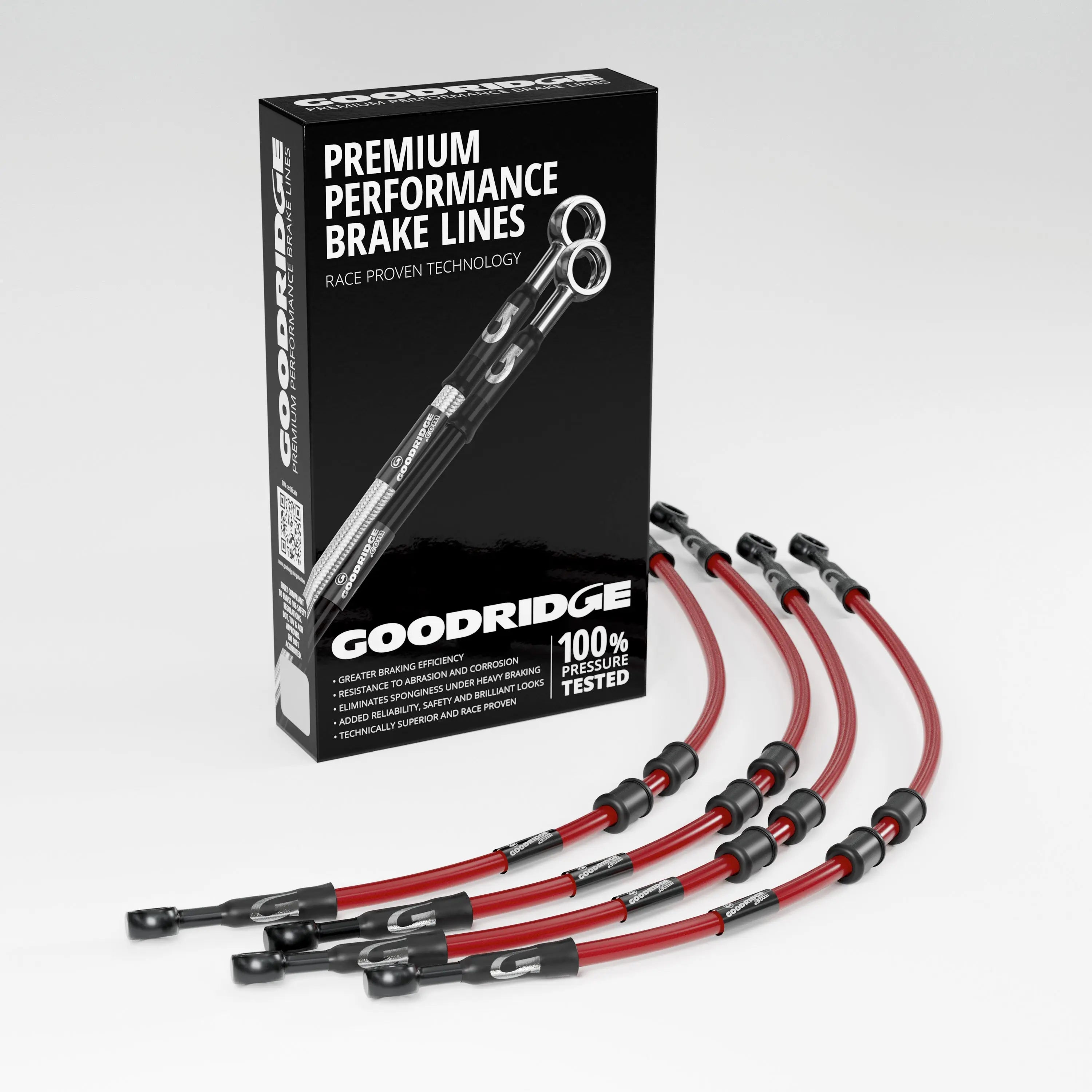 PERFORMANCE BRAKE HOSE KIT FOR HONDA GL1500J-SEY GOLDWING 88-00 Honda