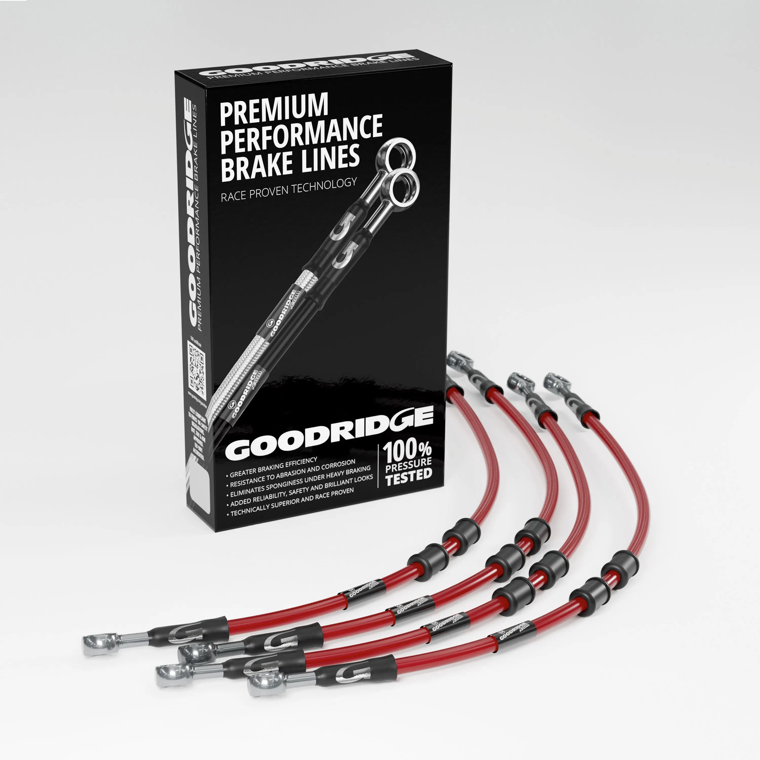 PERFORMANCE BRAKE HOSE KIT FOR HONDA GL1500J-SEY GOLDWING 88-00 Honda