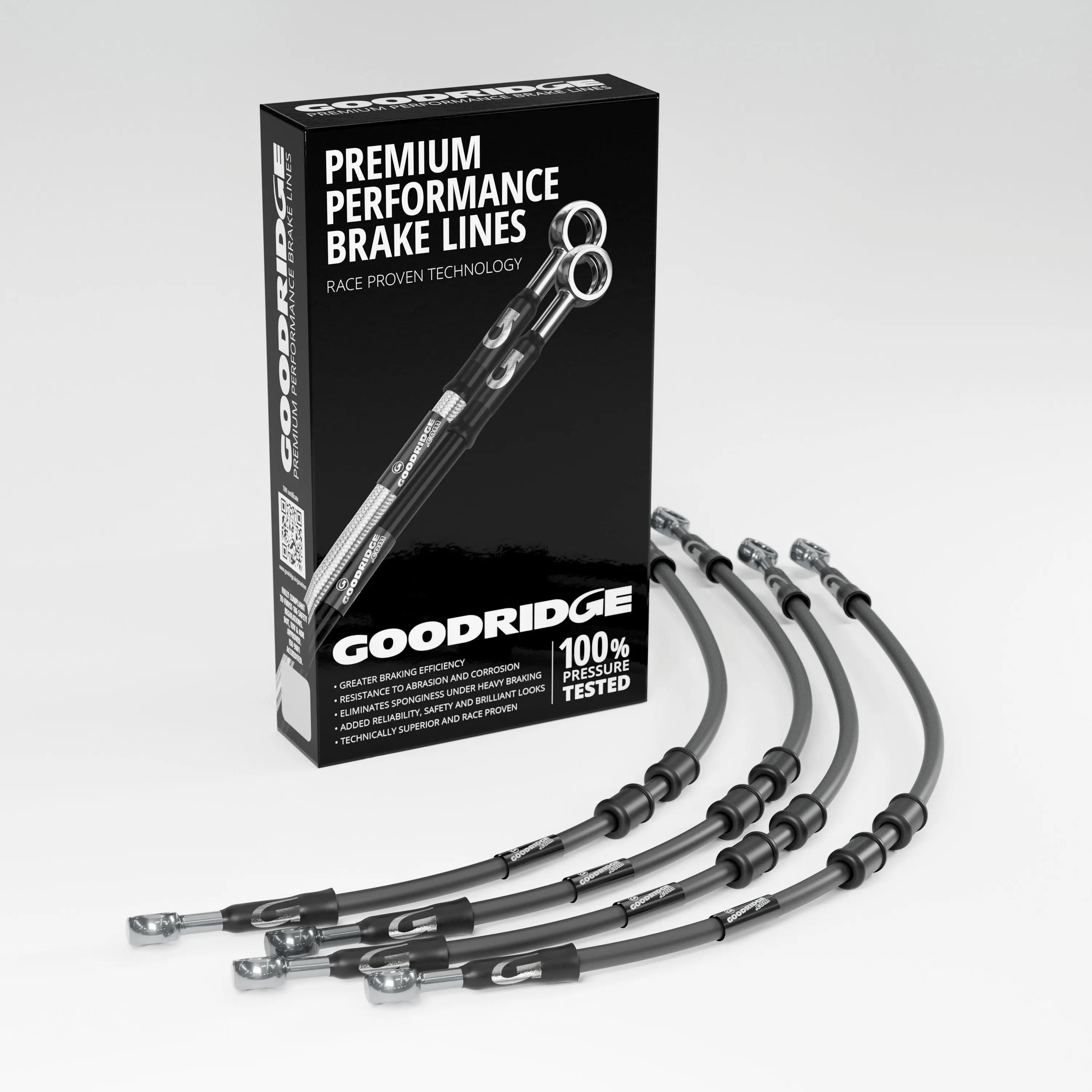 PERFORMANCE BRAKE HOSE KIT FOR HONDA GL1500J-SEY GOLDWING 88-00 Honda