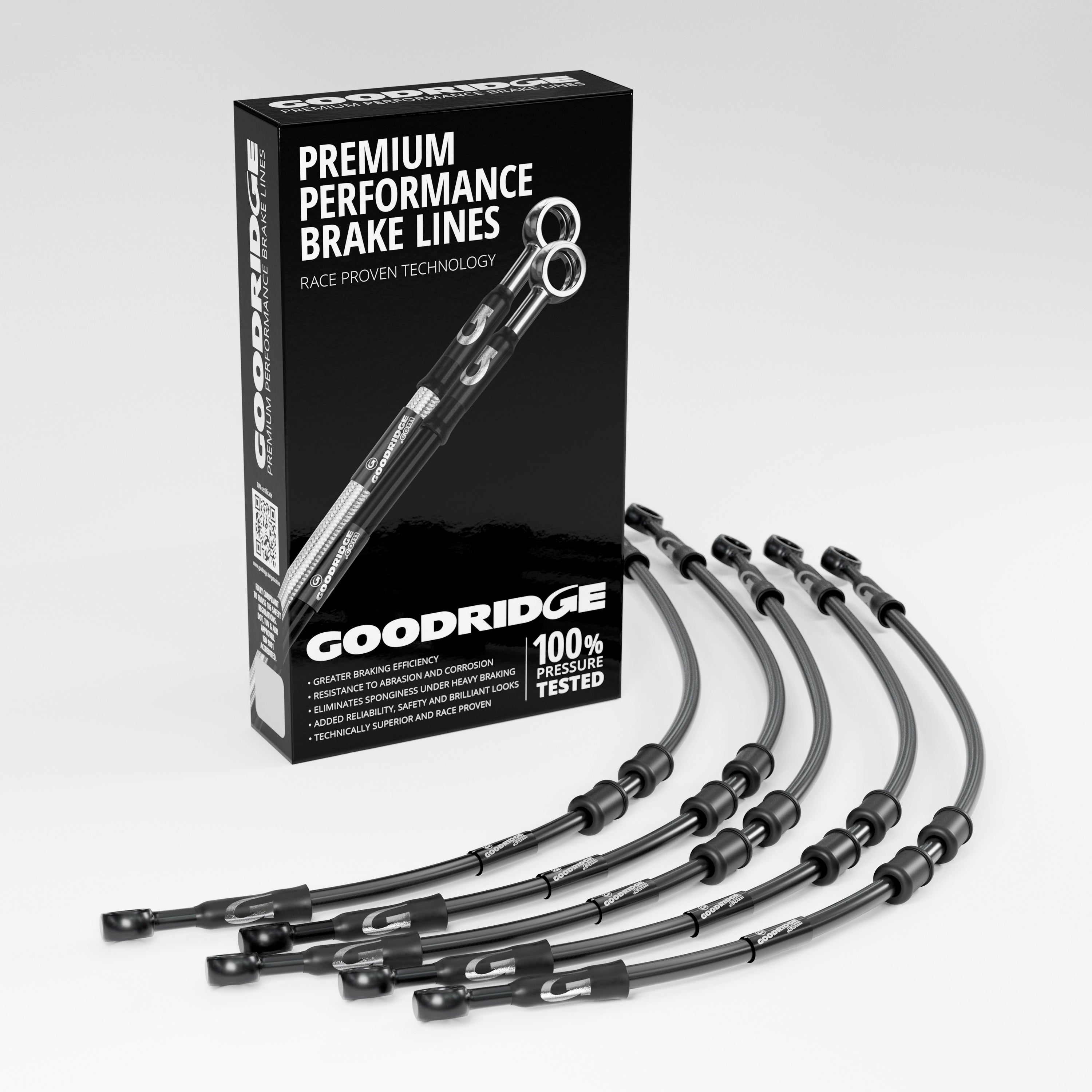 PERFORMANCE BRAKE HOSE KIT FOR SUZUKI GSF1200A BANDIT ABS 06