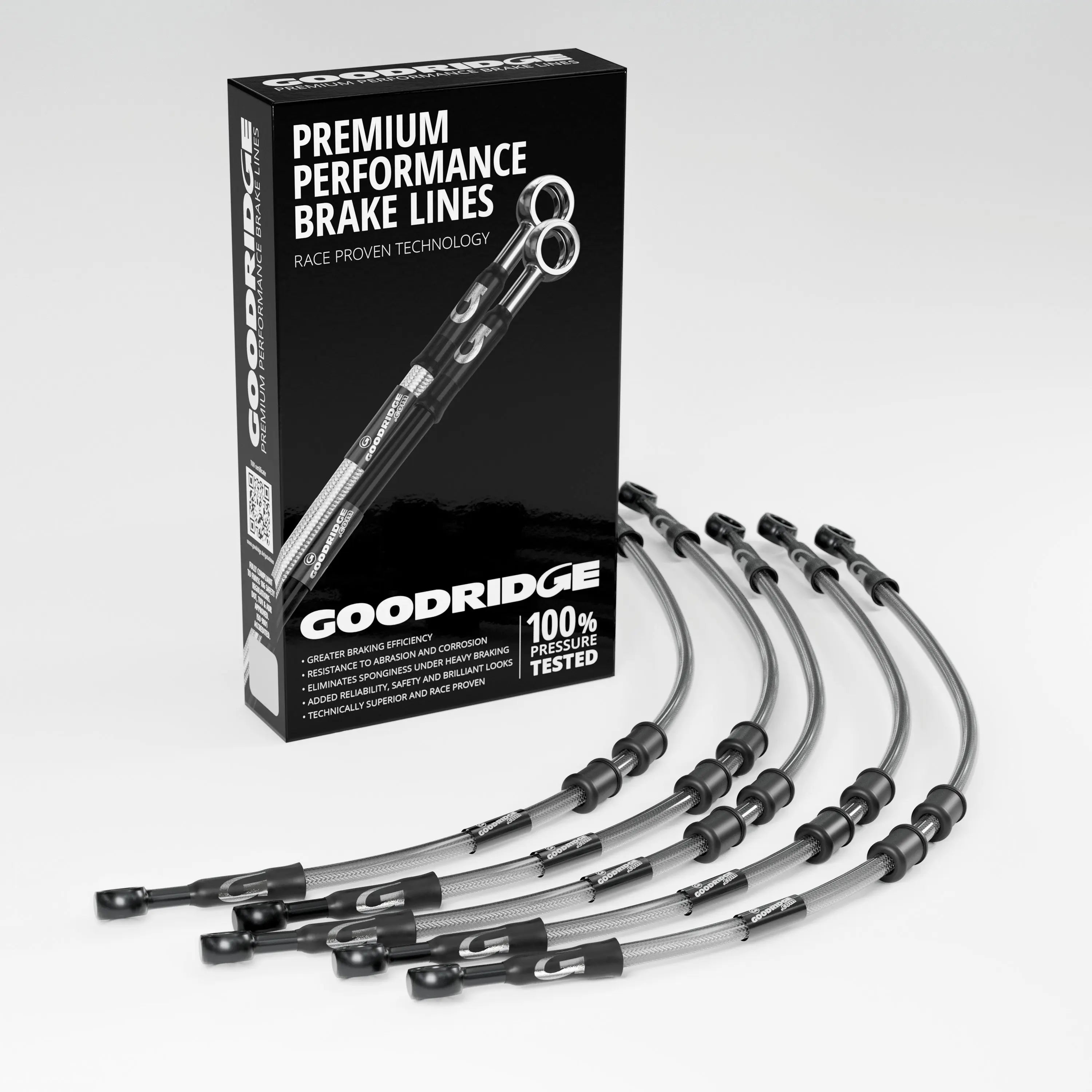 PERFORMANCE BRAKE HOSE KIT FOR KAWASAKI ZX550 A1-A4 (GPZ550) 83-91 Kawasaki