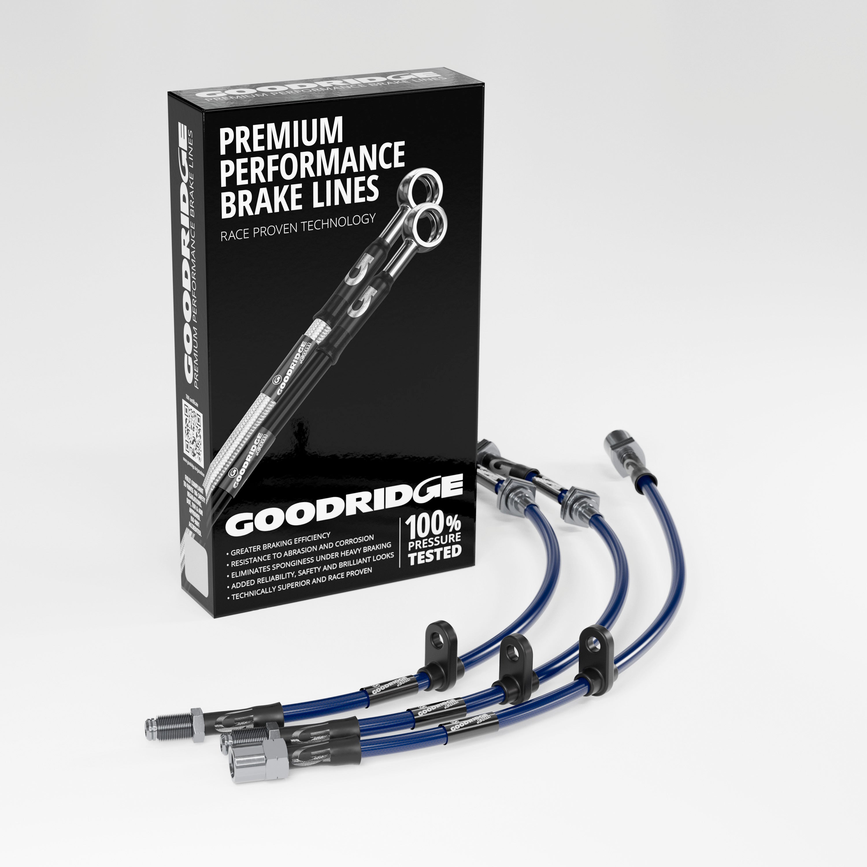 PERFORMANCE BRAKE HOSE KIT FOR MASERATI GHIBLI AM115 V8 1967-1973 Maserati