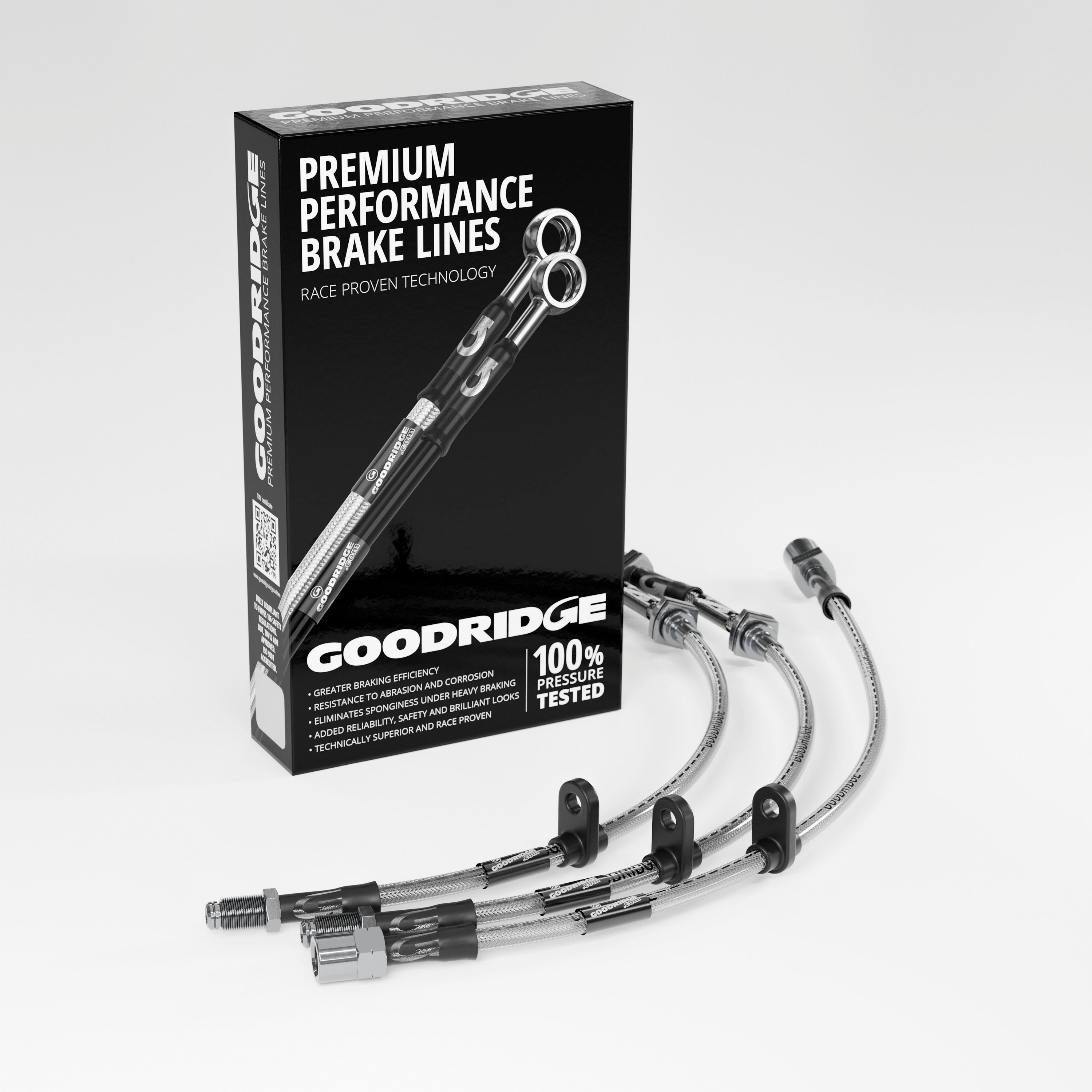PERFORMANCE BRAKE HOSE KIT FOR MASERATI GHIBLI AM115 V8 1967-1973 Maserati