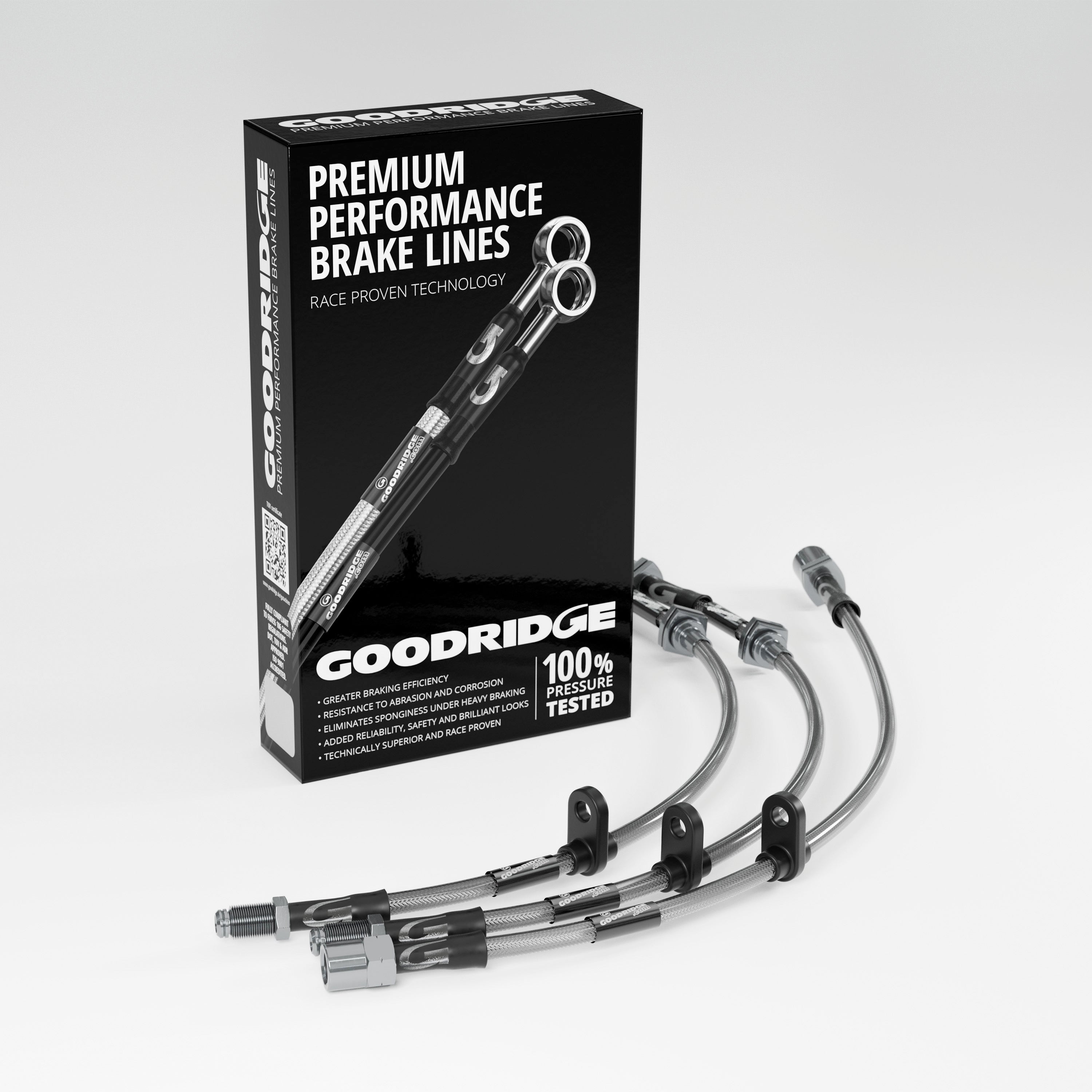 PERFORMANCE BRAKE HOSE KIT FOR MASERATI GHIBLI AM115 V8 1967-1973 Maserati