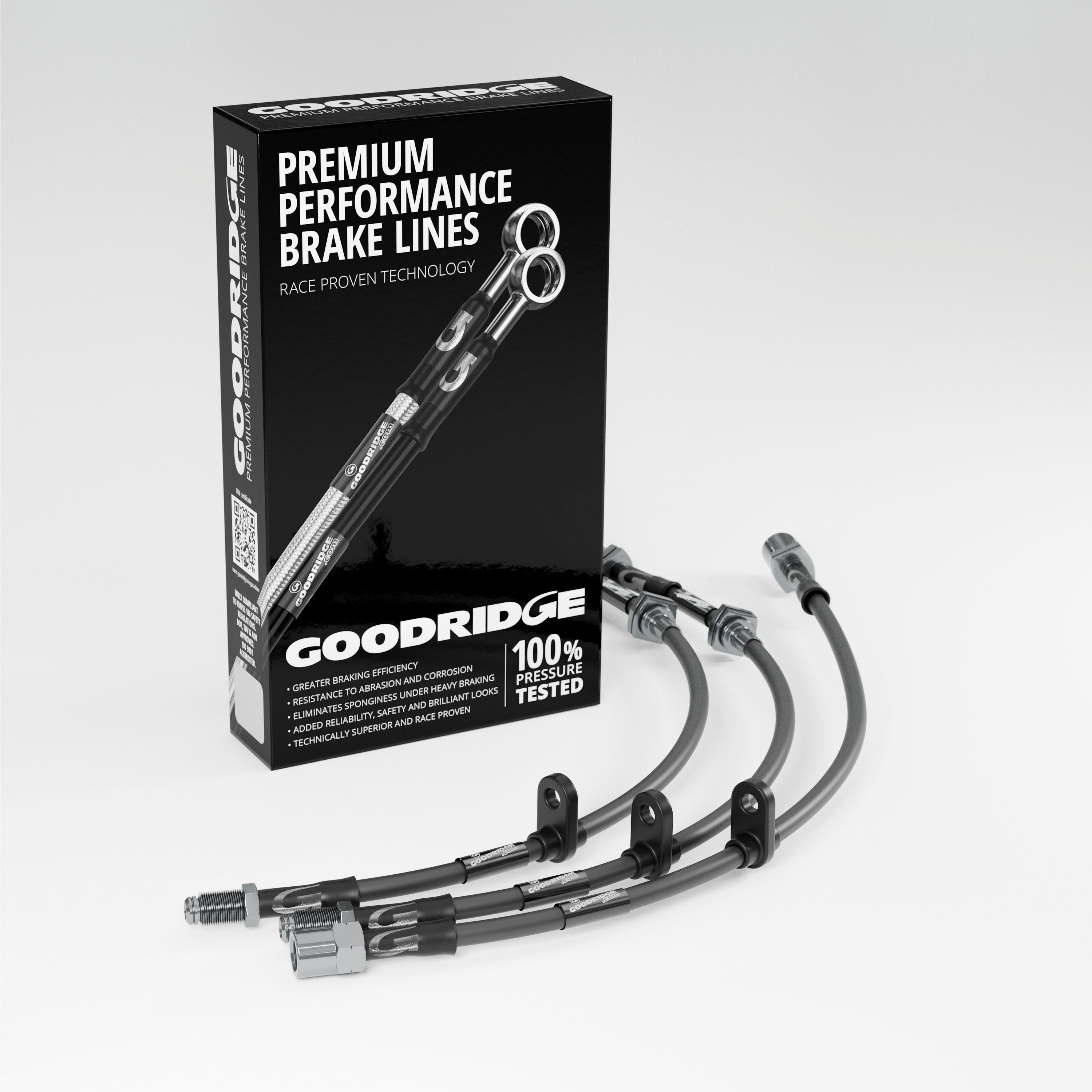 PERFORMANCE BRAKE HOSE KIT FOR MASERATI GHIBLI AM115 V8 1967-1973 Maserati