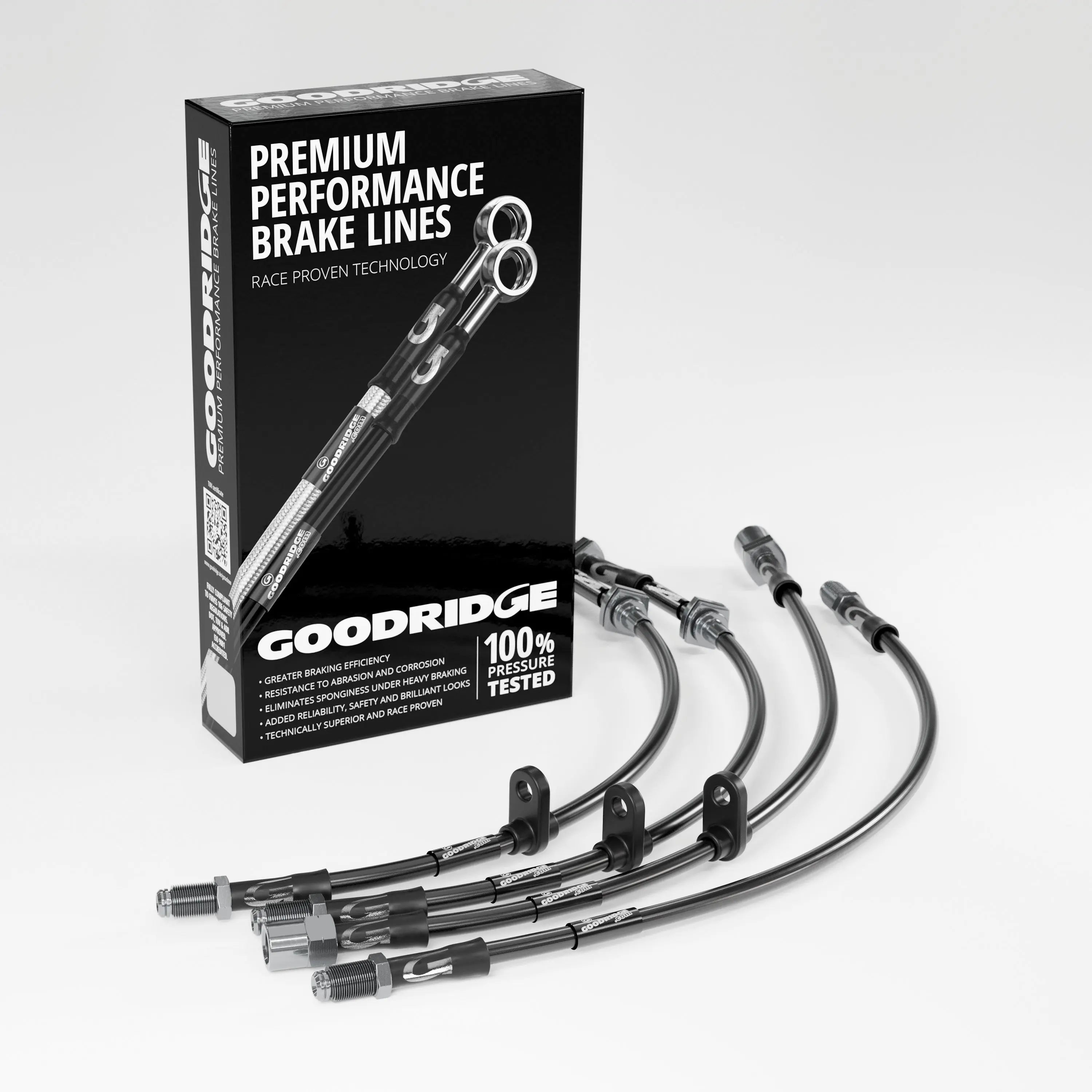PERFORMANCE BRAKE HOSE KIT FOR FORD MONDEO MK2 1.8TD REAR DISCS 1996-2000