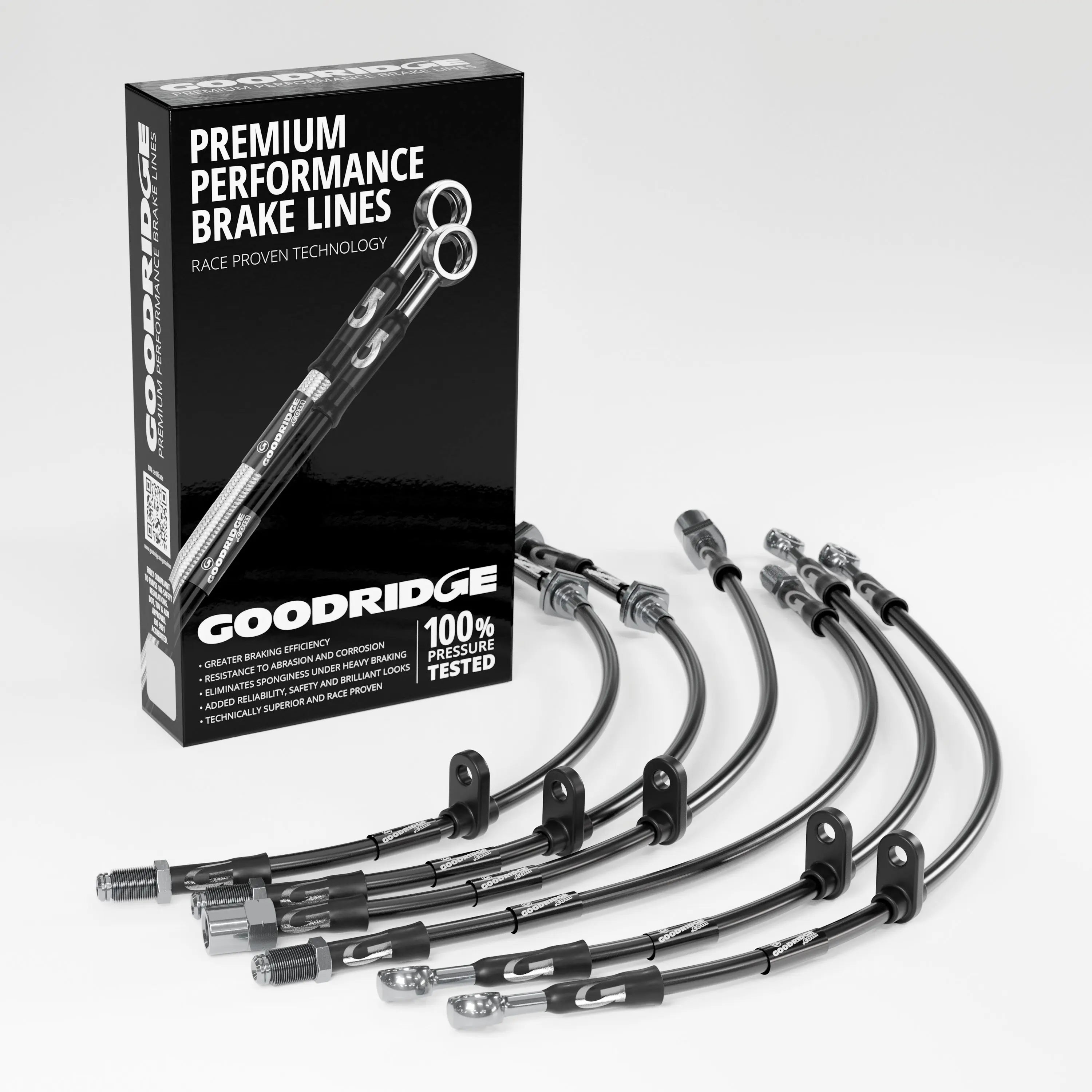 PERFORMANCE BRAKE HOSE KIT FOR BMW 1 SERIES E88 120D 2007-2013