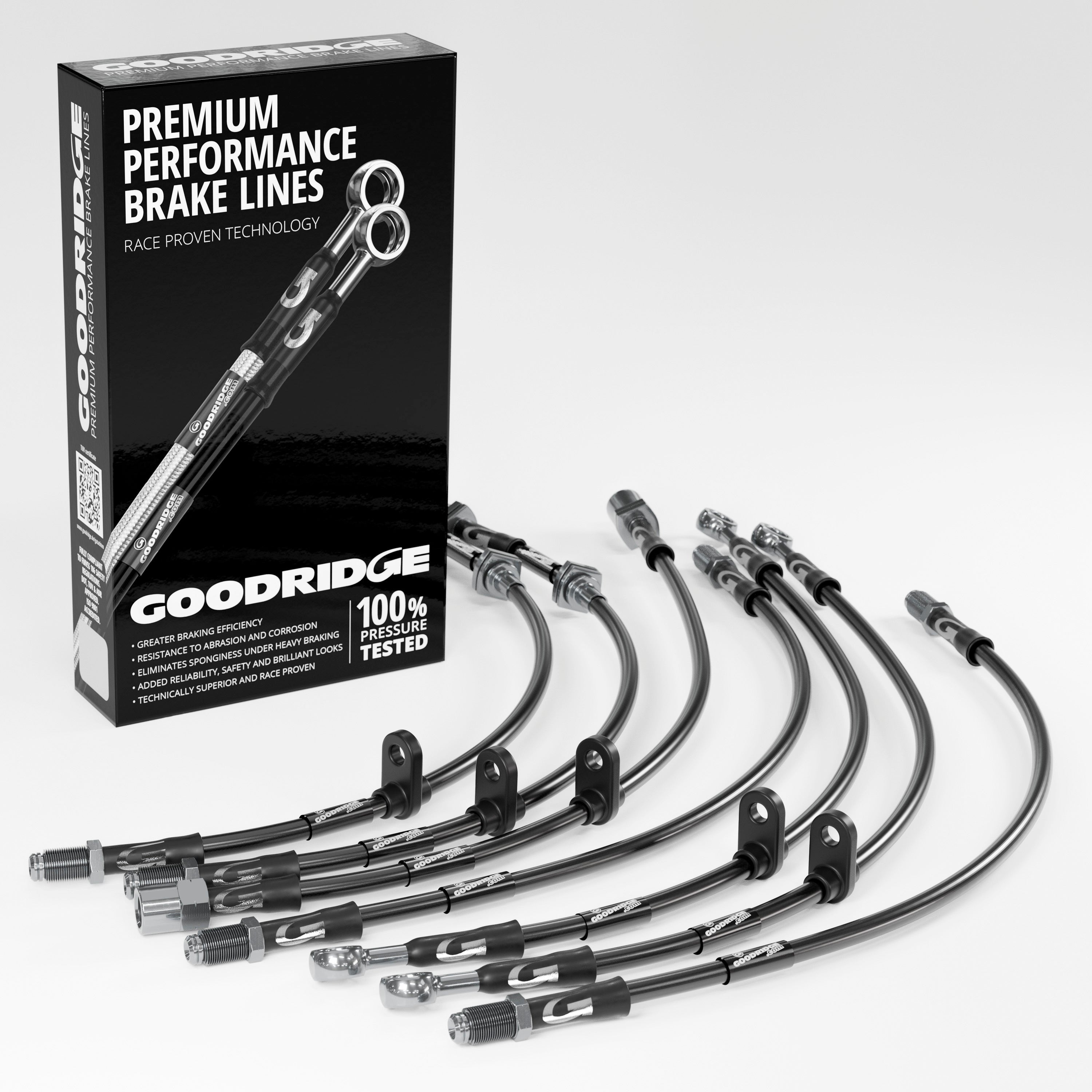 PERFORMANCE BRAKE HOSE KIT FOR VOLKSWAGEN TOUAREG 3.2 17�& 18� WHEELS 2003-2006