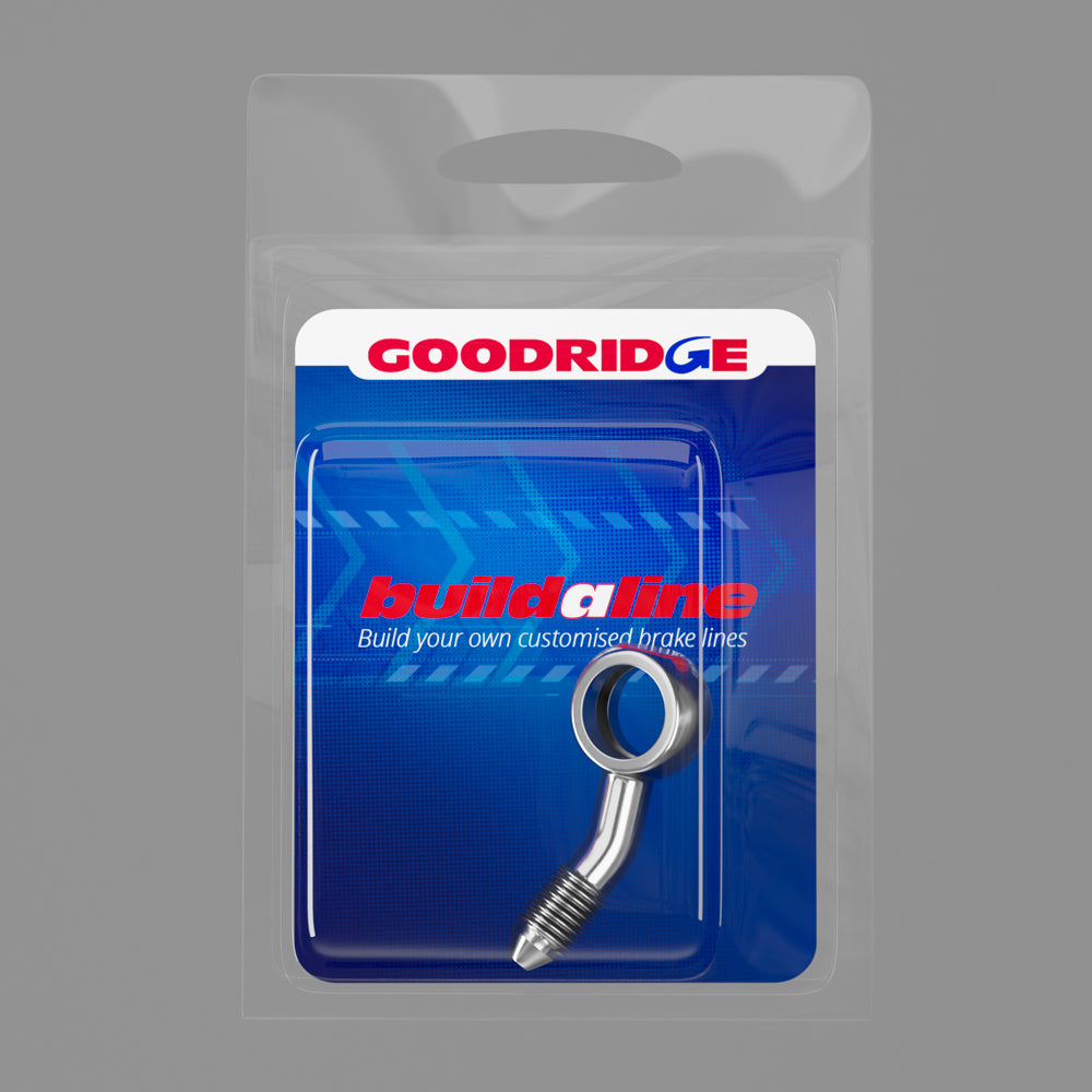 Goodridge Buildaline - 20 Degree Right Compound Banjo Adaptor - 10mm Hole