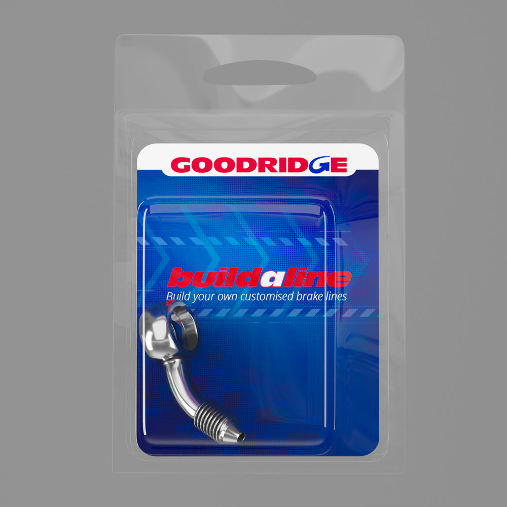 Goodridge Buildaline - 45 Degree Banjo Adaptor - 10mm Hole