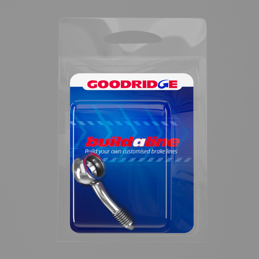 Goodridge Buildaline - 20 Degree Side Banjo Adaptor - 10mm Hole