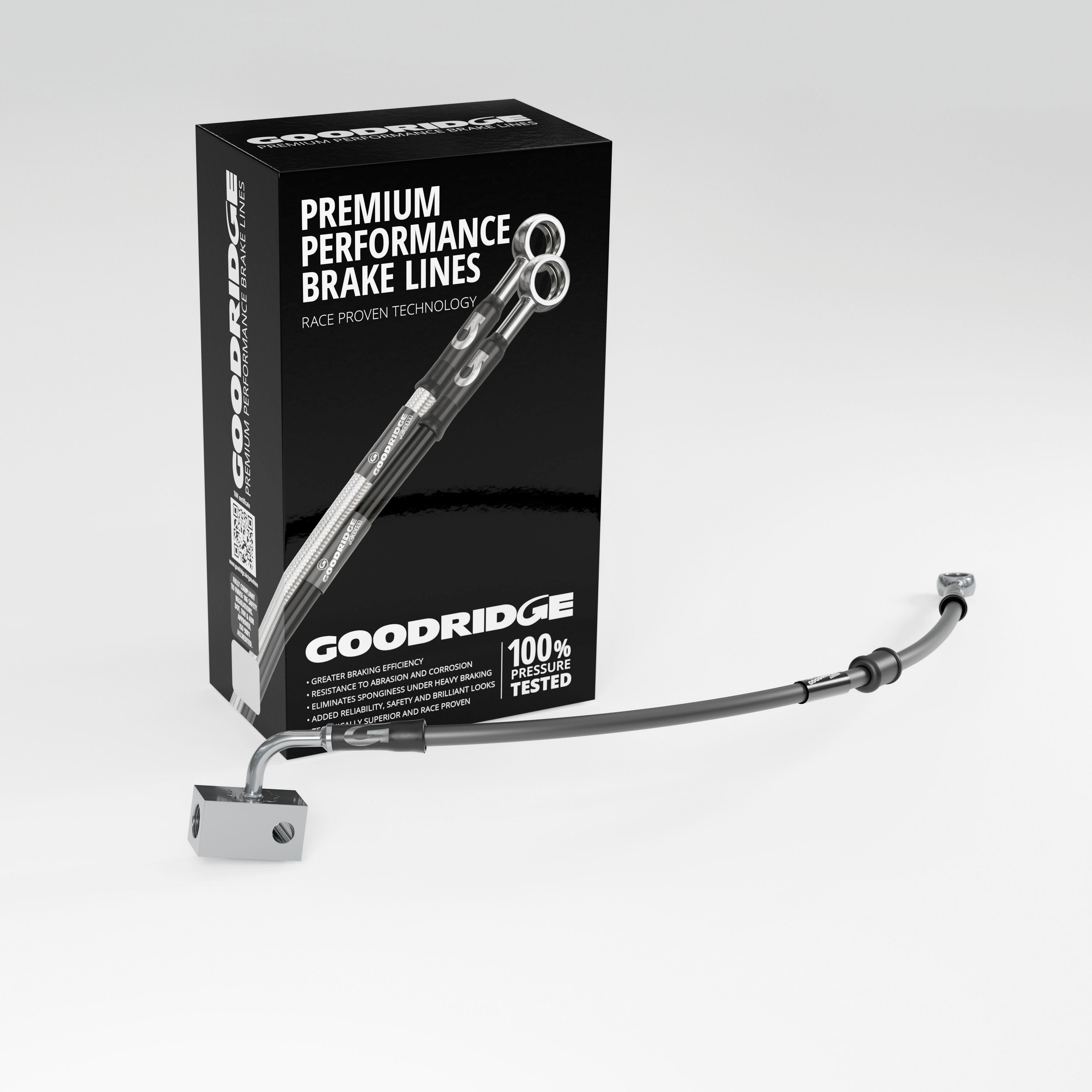 BRAKE HOSE KIT FOR YAMAHA TENERE 700 ABS 19-23 - Goodridge