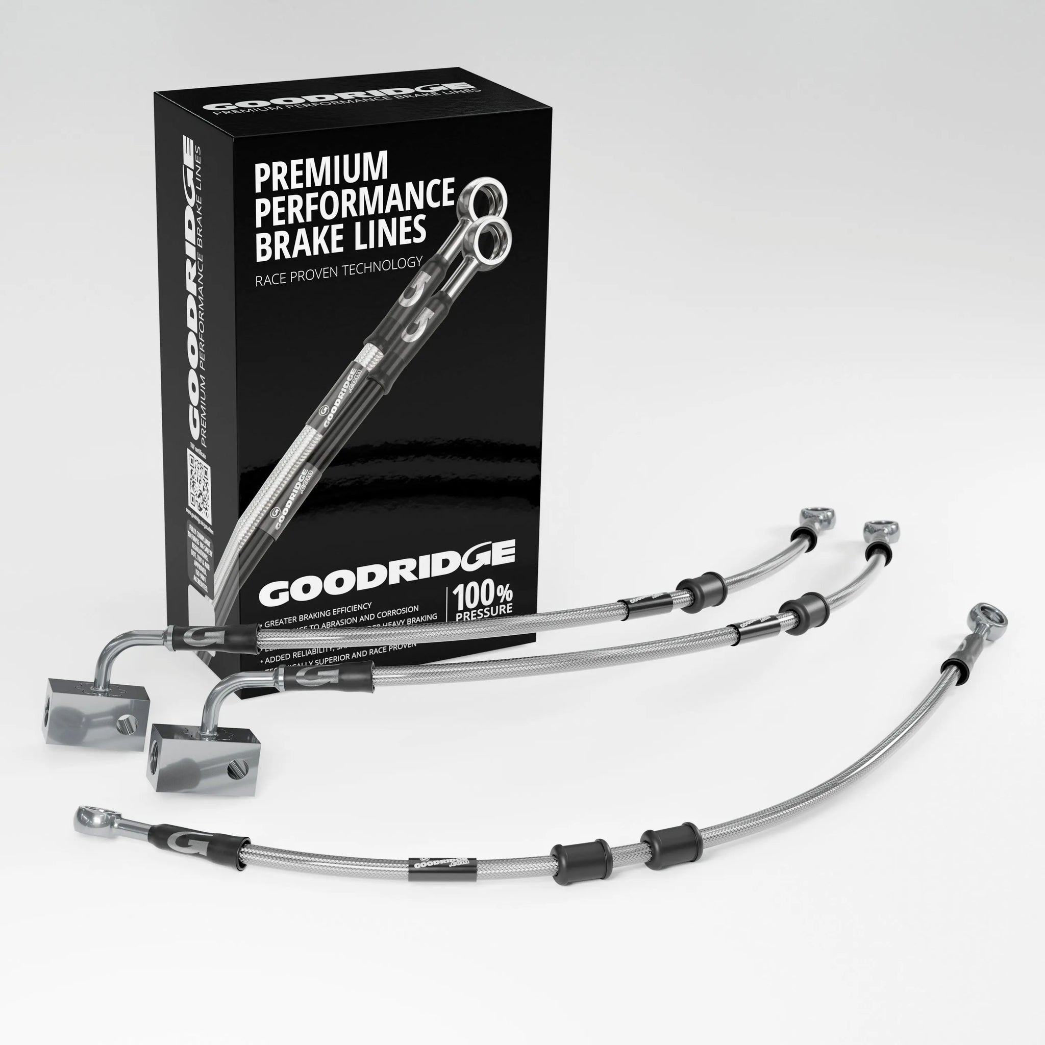 PERFORMANCE BRAKE HOSE KIT FOR KAWASAKI ZX-6R ABS 13-23 Kawasaki