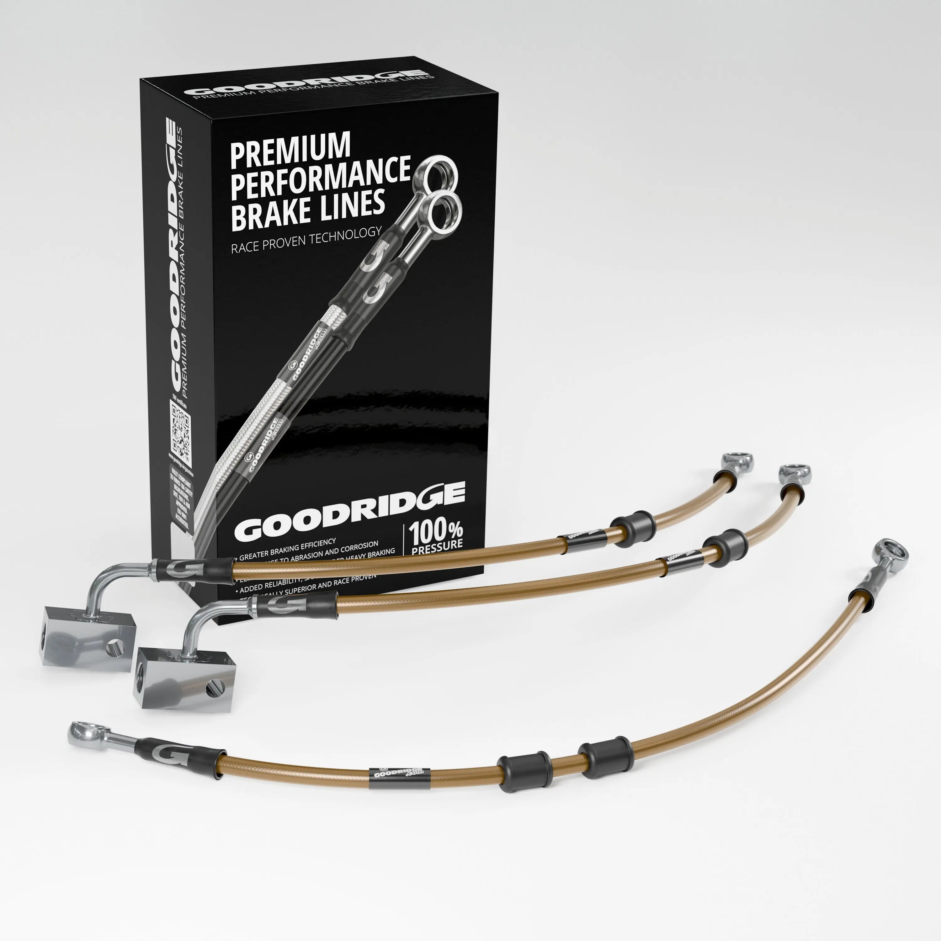 PERFORMANCE BRAKE HOSE KIT FOR KAWASAKI ZX-6R ABS 13-23 Kawasaki