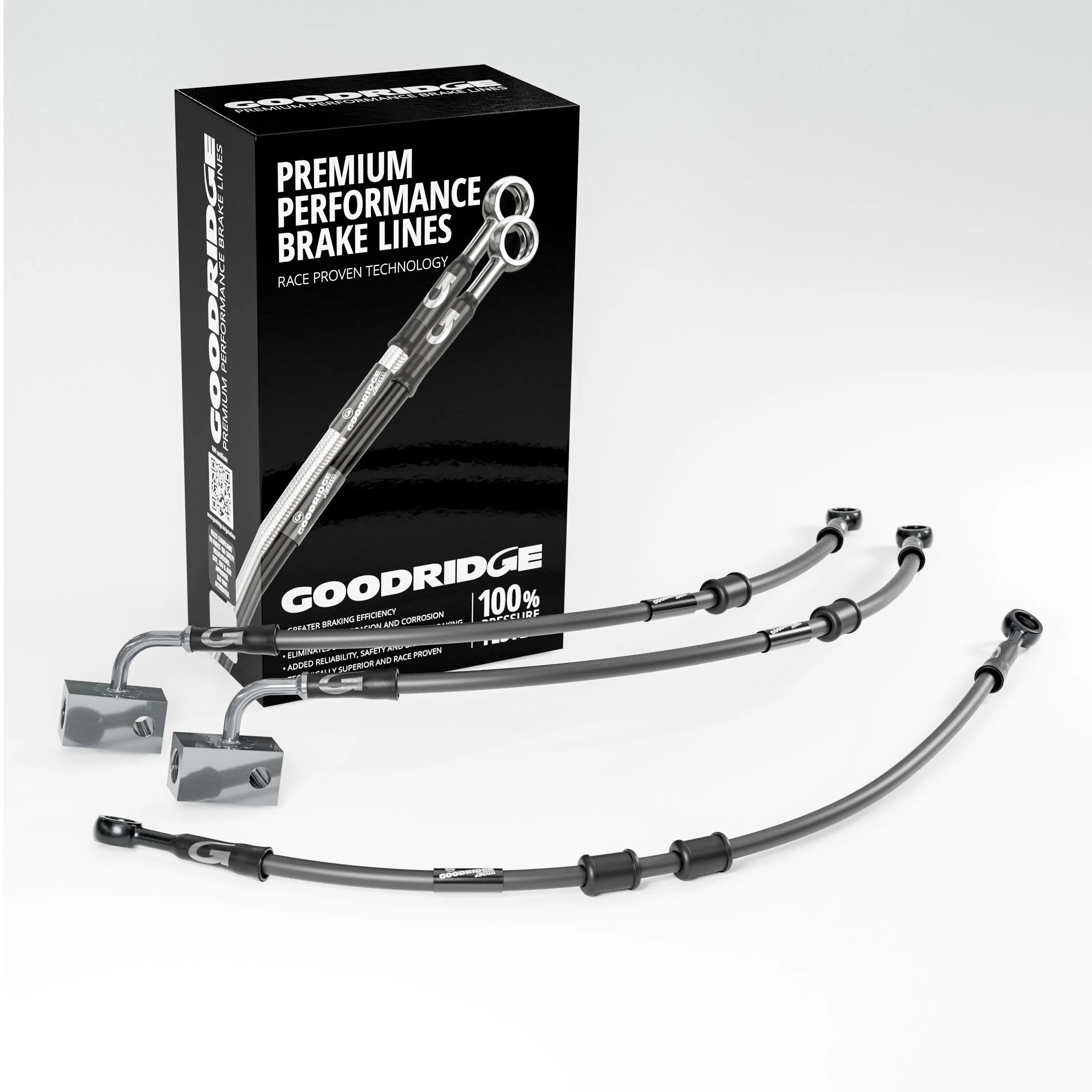 PERFORMANCE BRAKE HOSE KIT FOR YAMAHA TRACER 700 + TRACER GT ABS 16-20 Yamaha
