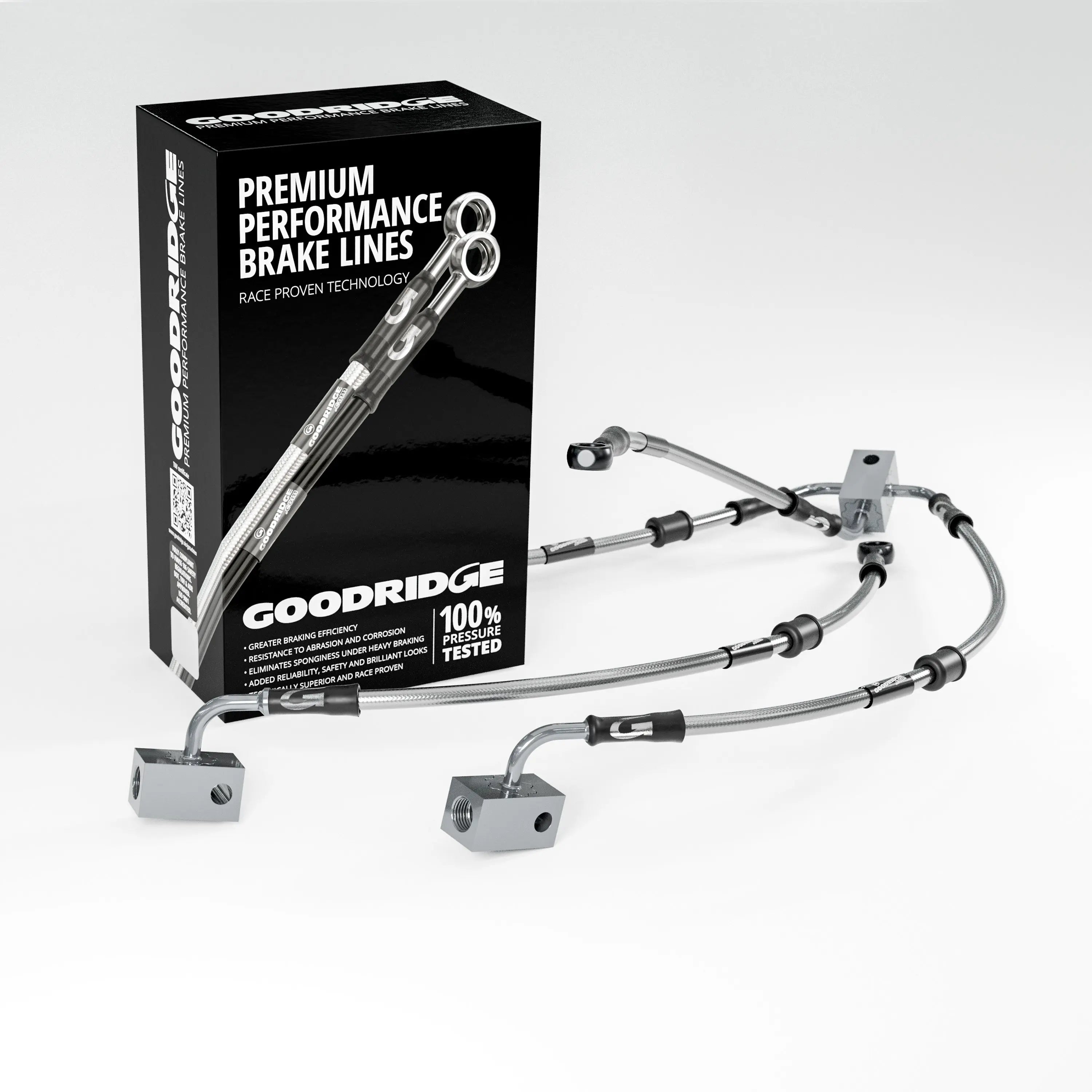 PERFORMANCE BRAKE HOSE KIT FOR YAMAHA TRACER 700 + TRACER GT ABS 16-20 Yamaha