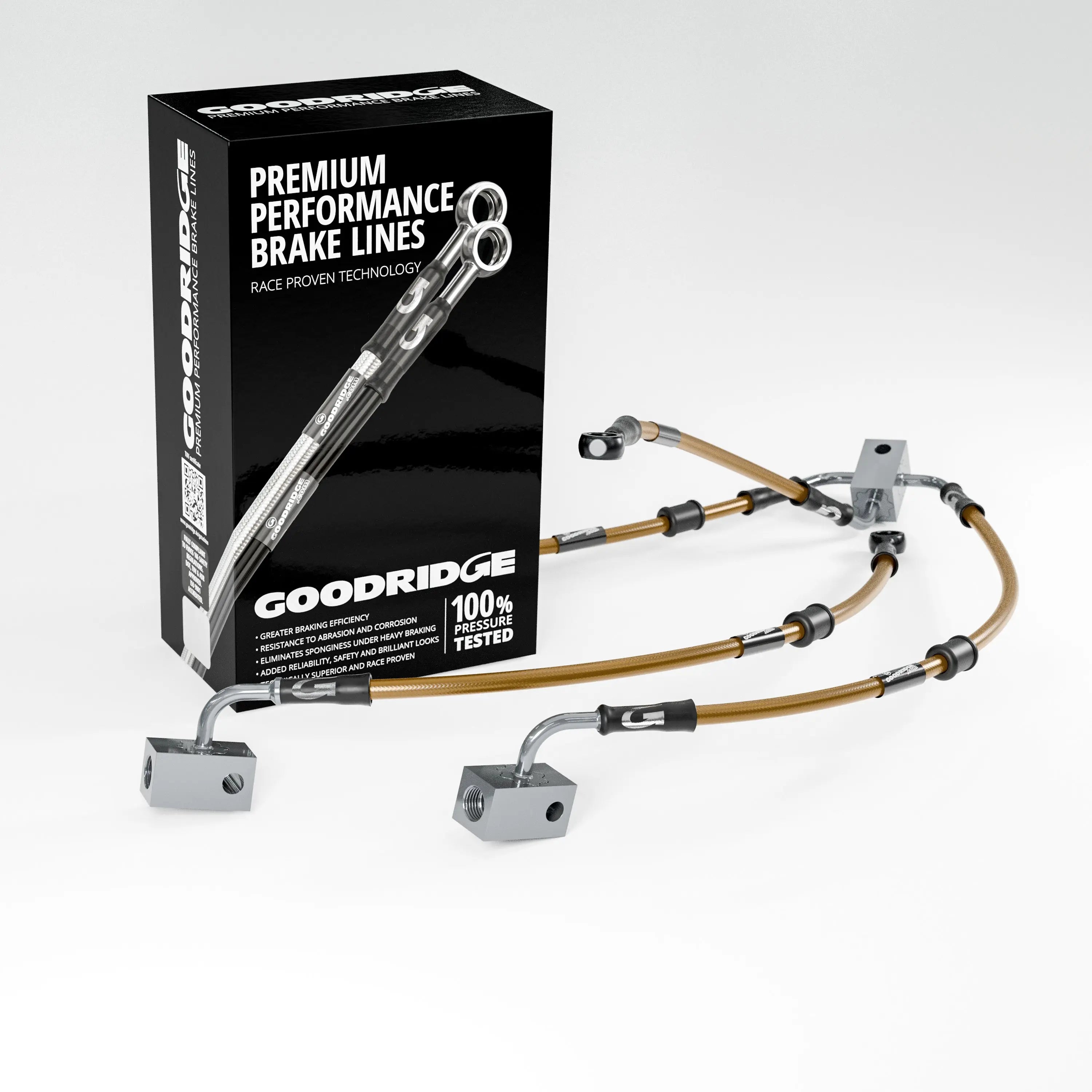 PERFORMANCE BRAKE HOSE KIT FOR YAMAHA TRACER 700 + TRACER GT ABS 16-20 Yamaha