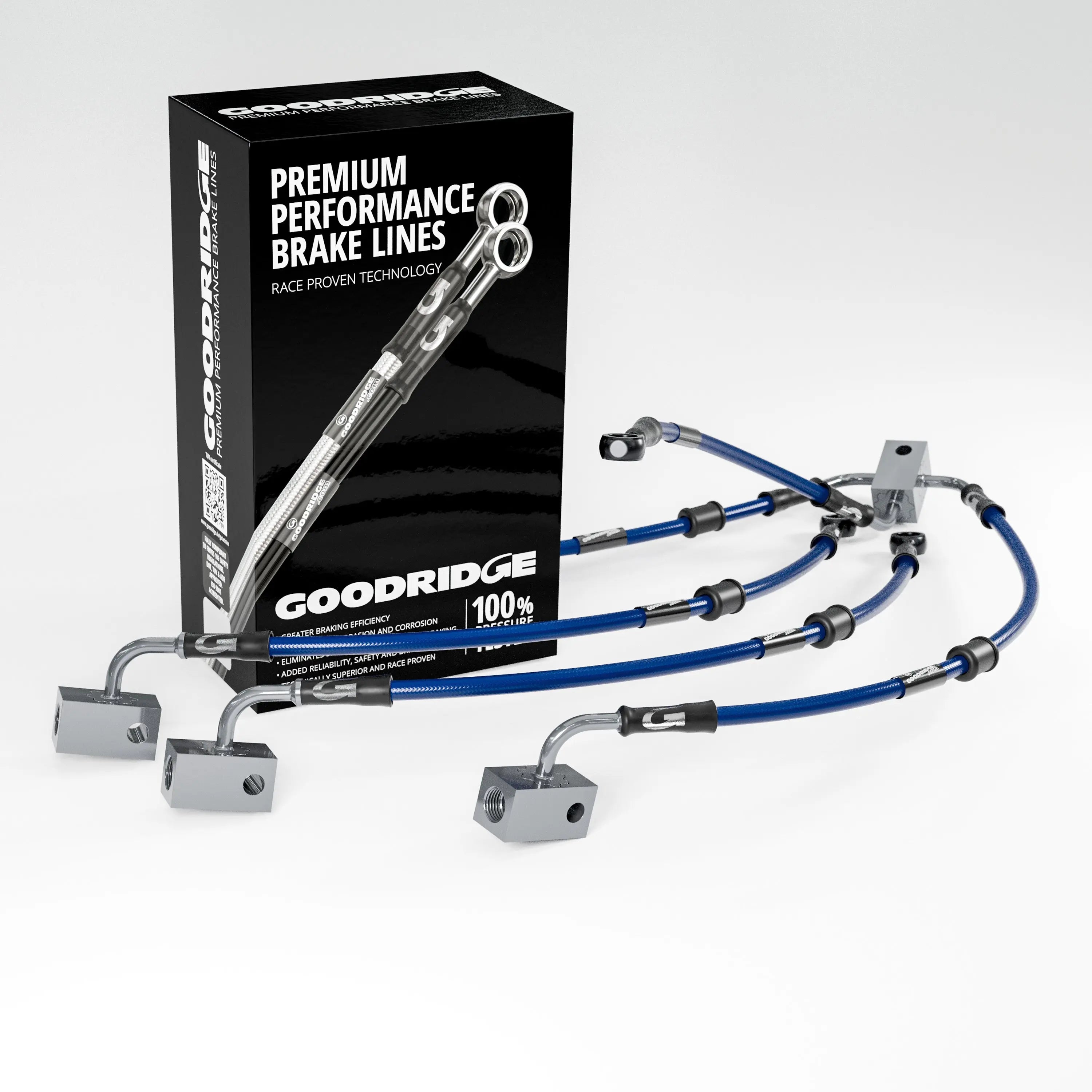 PERFORMANCE BRAKE HOSE KIT FOR YAMAHA YZF R1/R1M ABS 15-19 Yamaha