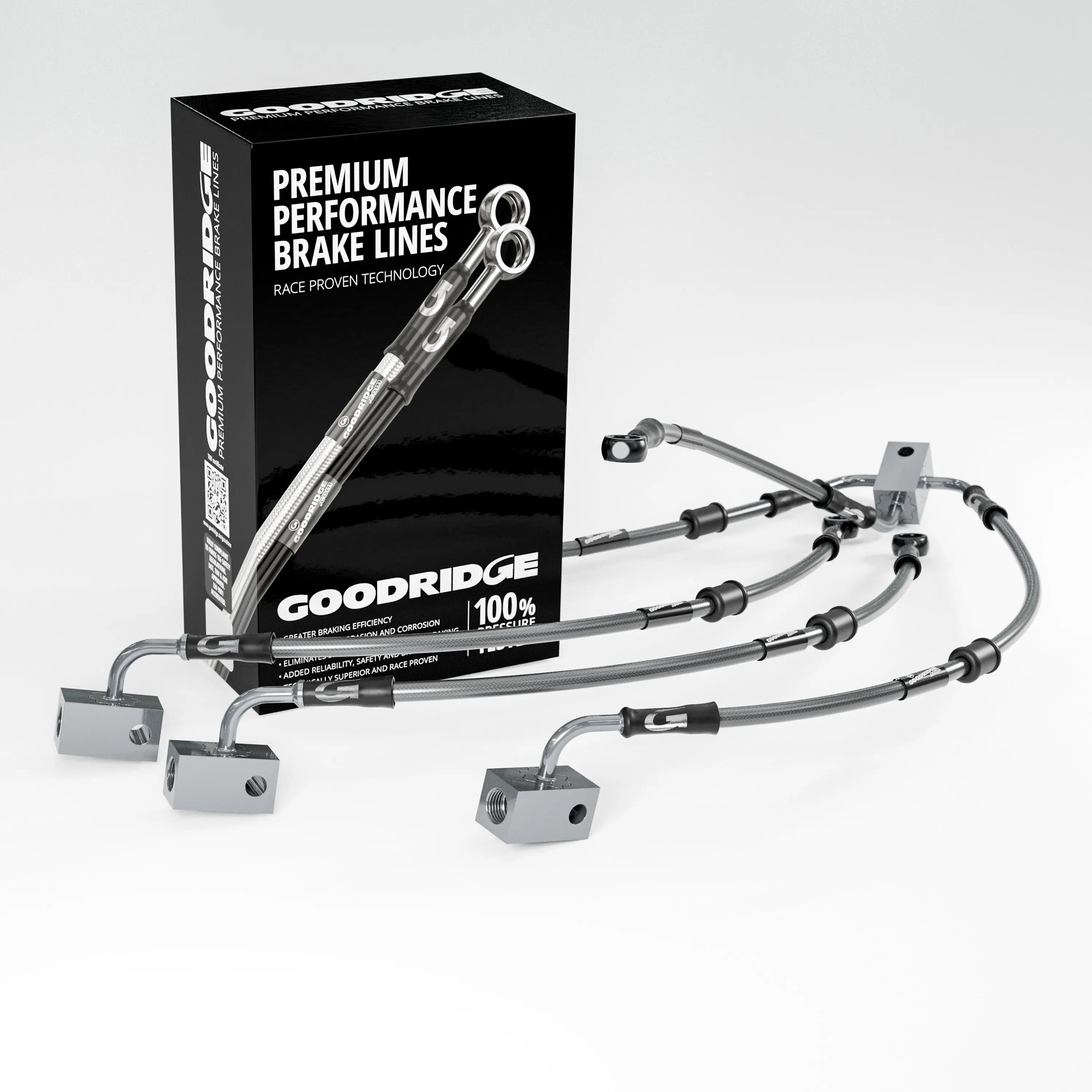 PERFORMANCE BRAKE HOSE KIT FOR YAMAHA FJR1300A ABS 08-16 Yamaha