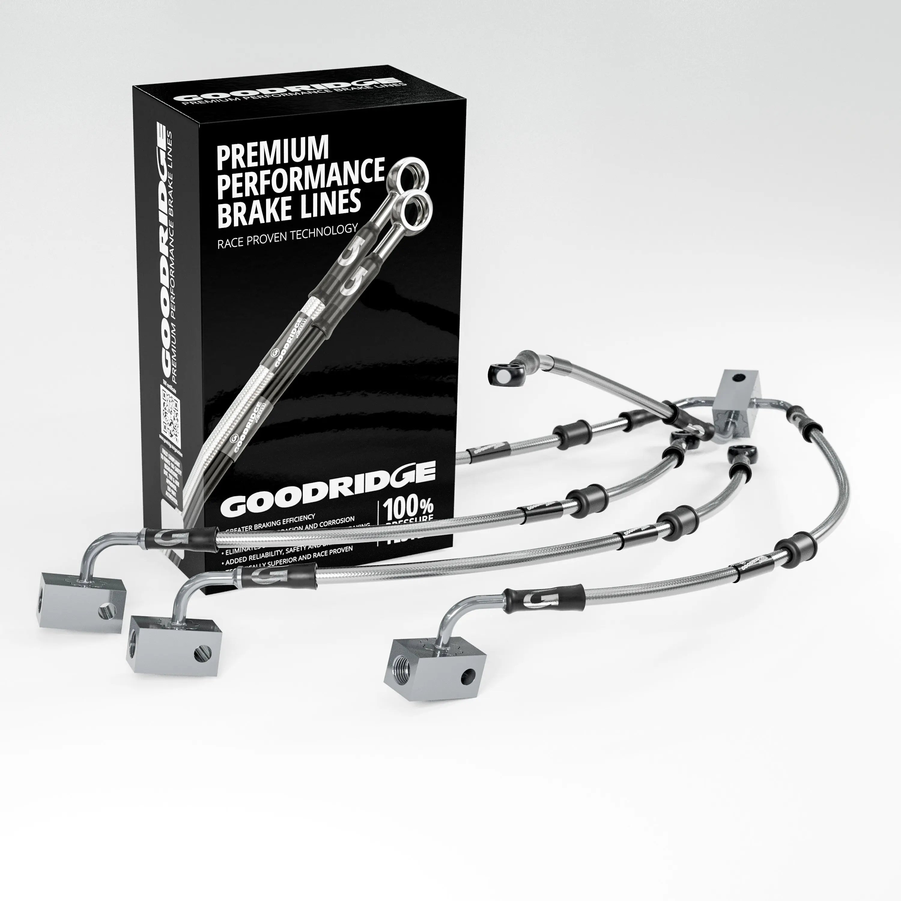 PERFORMANCE BRAKE HOSE KIT FOR YAMAHA YZF R1/R1M ABS 15-19 Yamaha